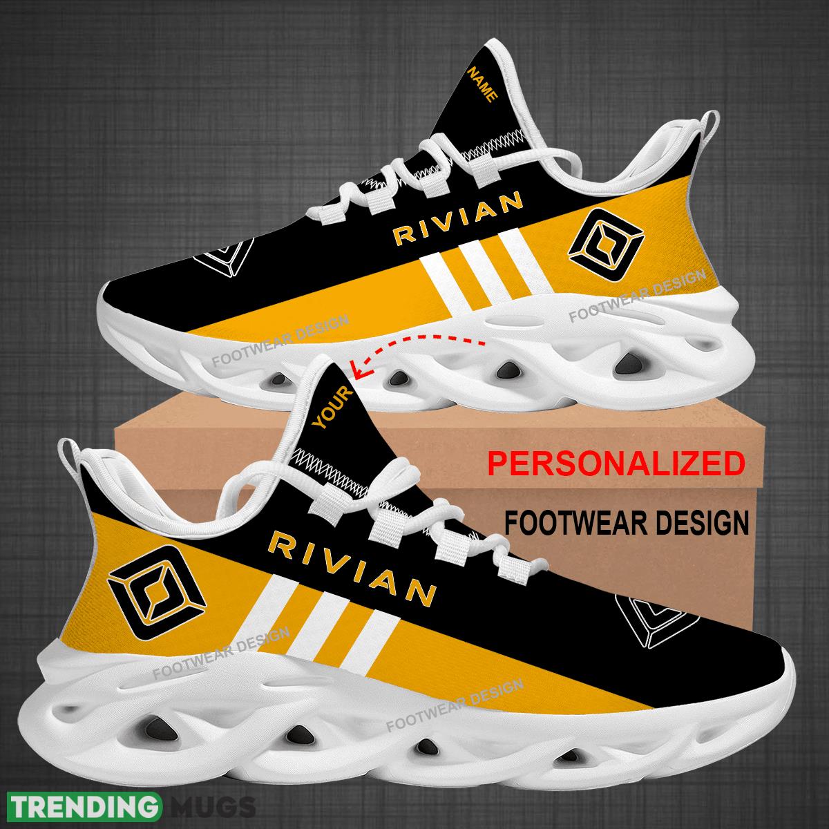 Custom Name Car Racing Rivian Logo New Style Max Soul Shoes For Big Fans Runing Sneakers Gift Max Soul Custom Name Car Racing Rivian Logo New Style Max Soul Shoes For Big Fans Runing Sneakers Gift Max Soul