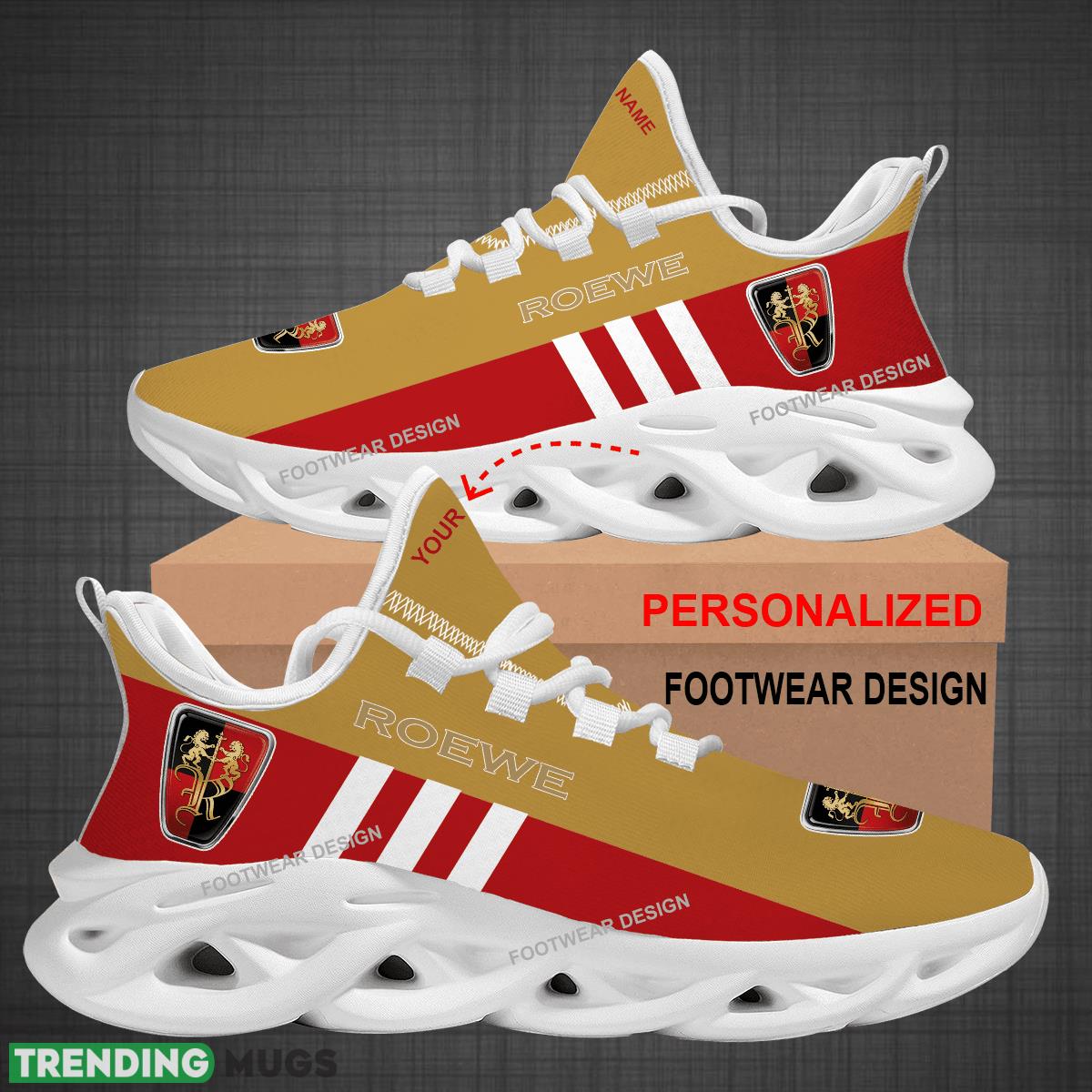Custom Name Car Racing Roewe Logo New Style Max Soul Shoes For Big Fans Runing Sneakers Gift Max Soul Custom Name Car Racing Roewe Logo New Style Max Soul Shoes For Big Fans Runing Sneakers Gift Max Soul