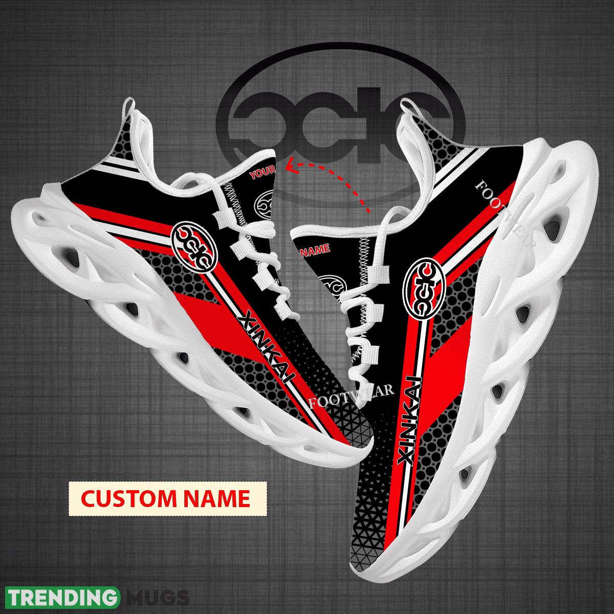 Custom Name Car Racing Xinkai Logo New Design Max Soul Shoes For Big Fans Runing Sneakers Gift - Car Racing Xinkai Logo New Design Chunky Shoes Custom Name Photo 1