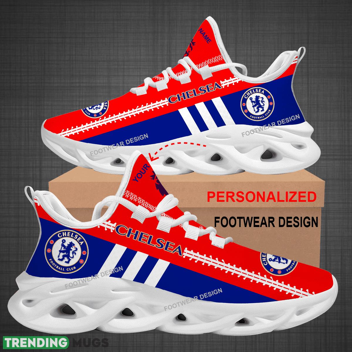 Custom Name EPL Chelsea Logo New Max Soul Shoes For Big Fans Runing Sneakers Gift Max Soul Custom Name EPL Chelsea Logo New Max Soul Shoes For Big Fans Runing Sneakers Gift Max Soul