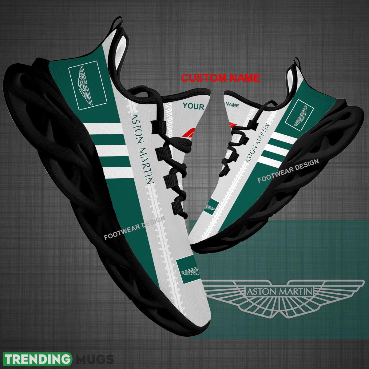 Custom Name F1 Racing Aston Martin Aramco F1 Team Logo New Max Soul Shoes For Big Fans Runing Sneakers Gift - F1 Racing Aston Martin Aramco F1 Team Logo New Chunky Shoes Photo 1 Custom Name F1 Racing Aston Martin Aramco F1 Team Logo New Max Soul Shoes For Big Fans Runing Sneakers Gift - F1 Racing Aston Martin Aramco F1 Team Logo New Chunky Shoes Photo 1