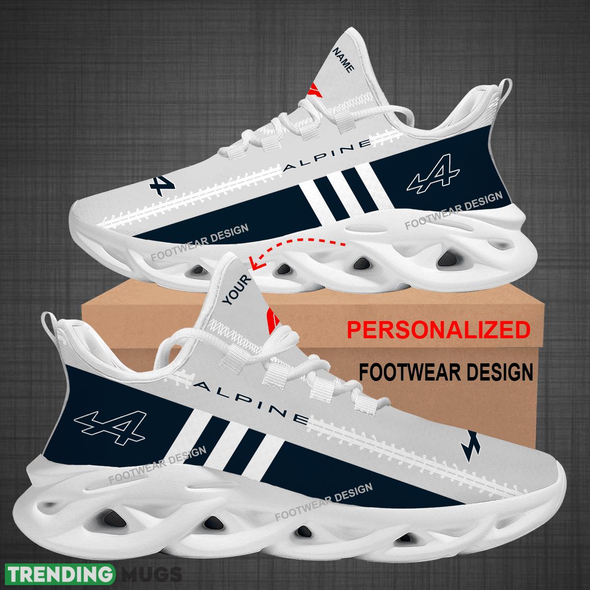 Custom Name F1 Racing BWT Alpine F1 Team Logo New Max Soul Shoes For Big Fans Runing Sneakers Gift Max Soul Custom Name F1 Racing BWT Alpine F1 Team Logo New Max Soul Shoes For Big Fans Runing Sneakers Gift Max Soul