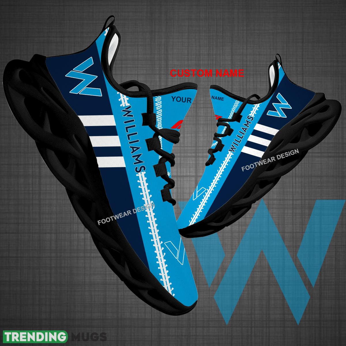 Custom Name F1 Racing Williams Racing Logo New Max Soul Shoes For Big Fans Runing Sneakers Gift - F1 Racing Williams Racing Logo New Chunky Shoes Photo 1 Custom Name F1 Racing Williams Racing Logo New Max Soul Shoes For Big Fans Runing Sneakers Gift - F1 Racing Williams Racing Logo New Chunky Shoes Photo 1
