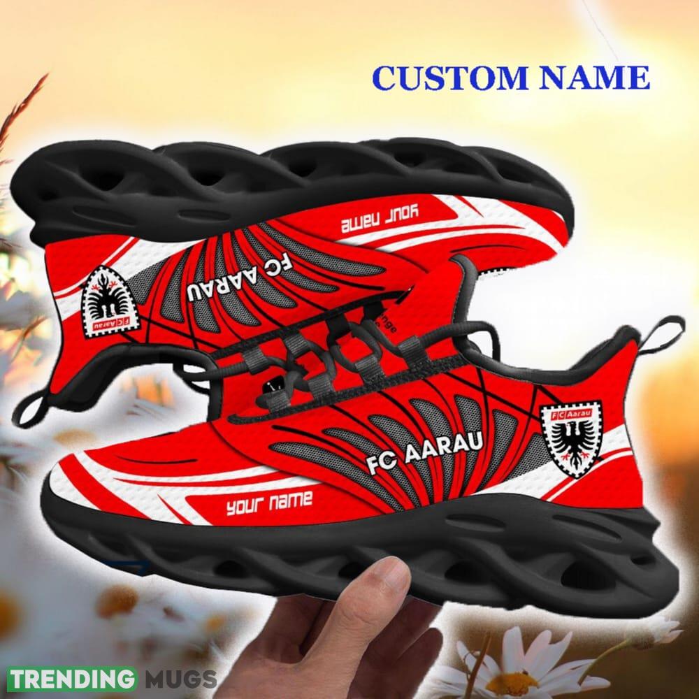 Custom Name FC Aarau Max Soul Shoes For Men Women Gift New Clunky For Fans Max Soul Custom Name FC Aarau Max Soul Shoes For Men Women Gift New Clunky For Fans Max Soul