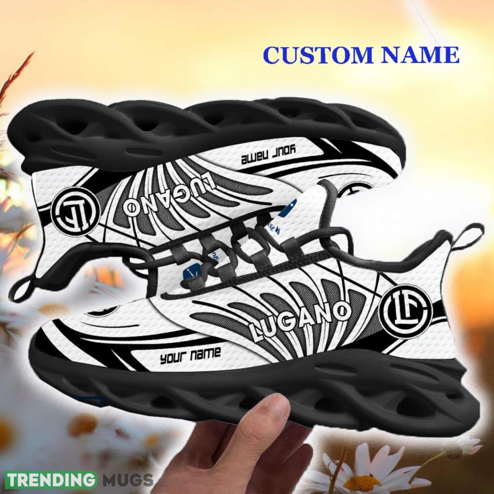 Custom Name FC Lugano Max Soul Shoes For Men Women Gift New Clunky For Fans Max Soul Custom Name FC Lugano Max Soul Shoes For Men Women Gift New Clunky For Fans Max Soul