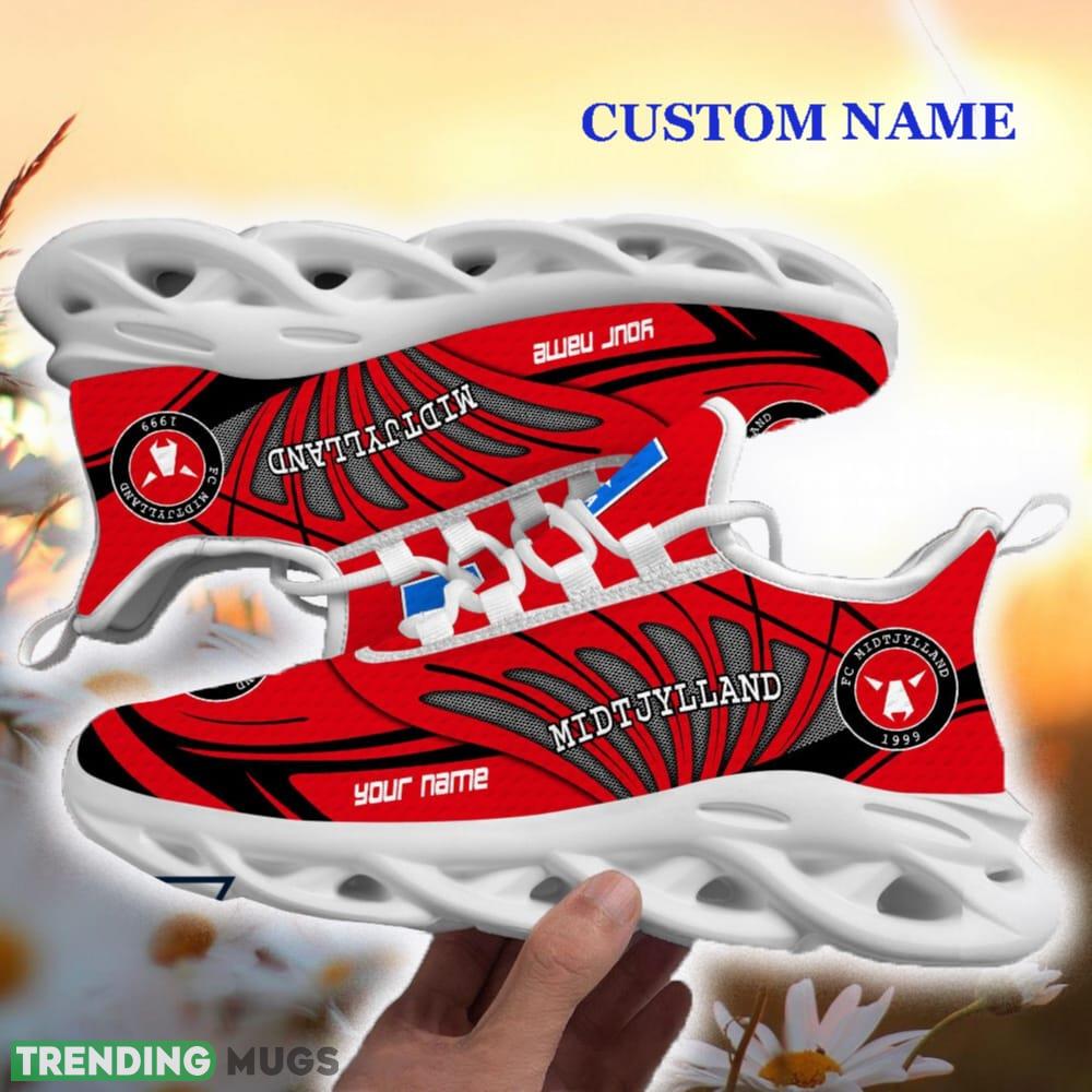 Custom Name FC Midtjylland Max Soul Shoes For Men Women Gift New Clunky For Fans Max Soul Custom Name FC Midtjylland Max Soul Shoes For Men Women Gift New Clunky For Fans Max Soul