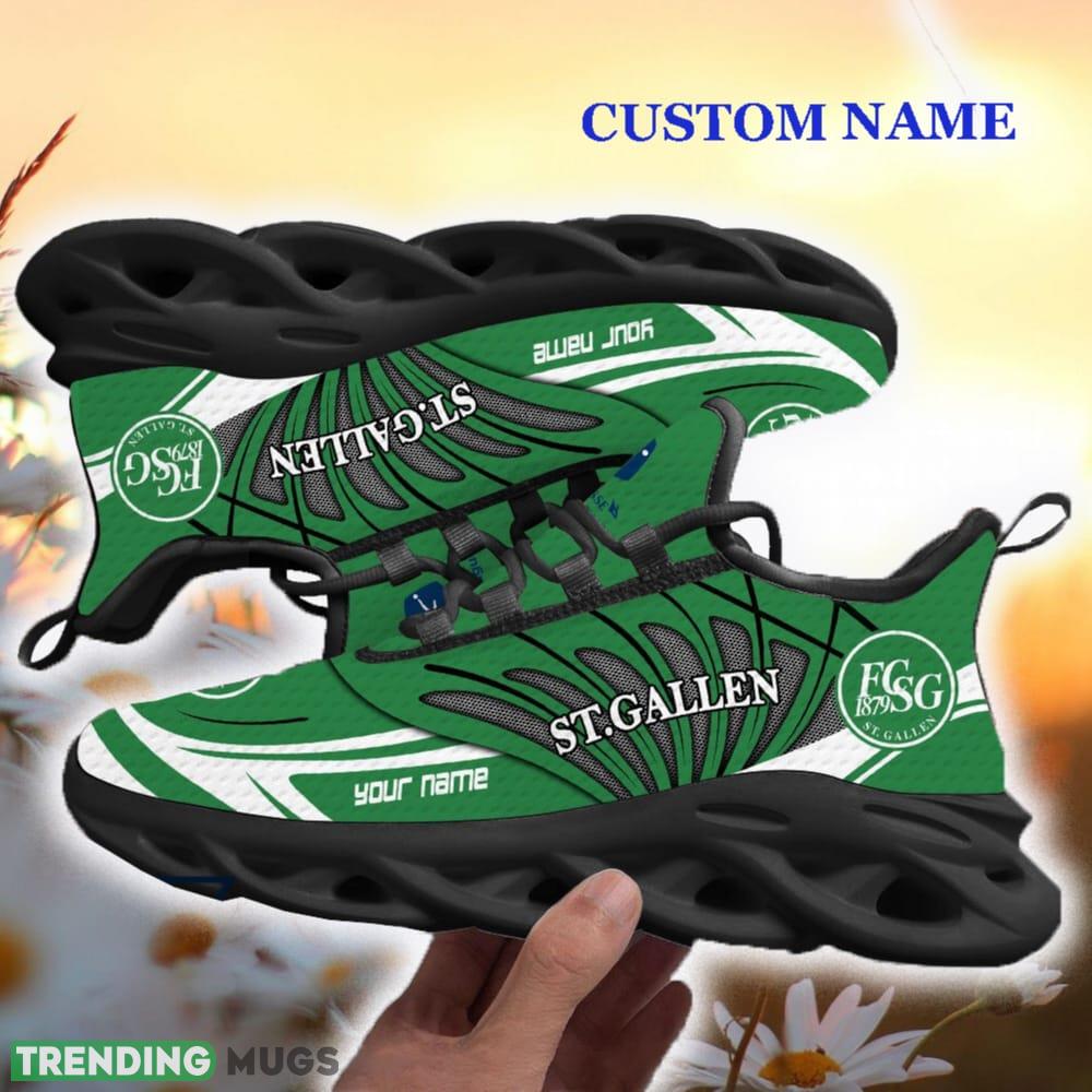 Custom Name FC St Gallen Max Soul Shoes For Men Women Gift New Clunky For Fans Max Soul Custom Name FC St Gallen Max Soul Shoes For Men Women Gift New Clunky For Fans Max Soul