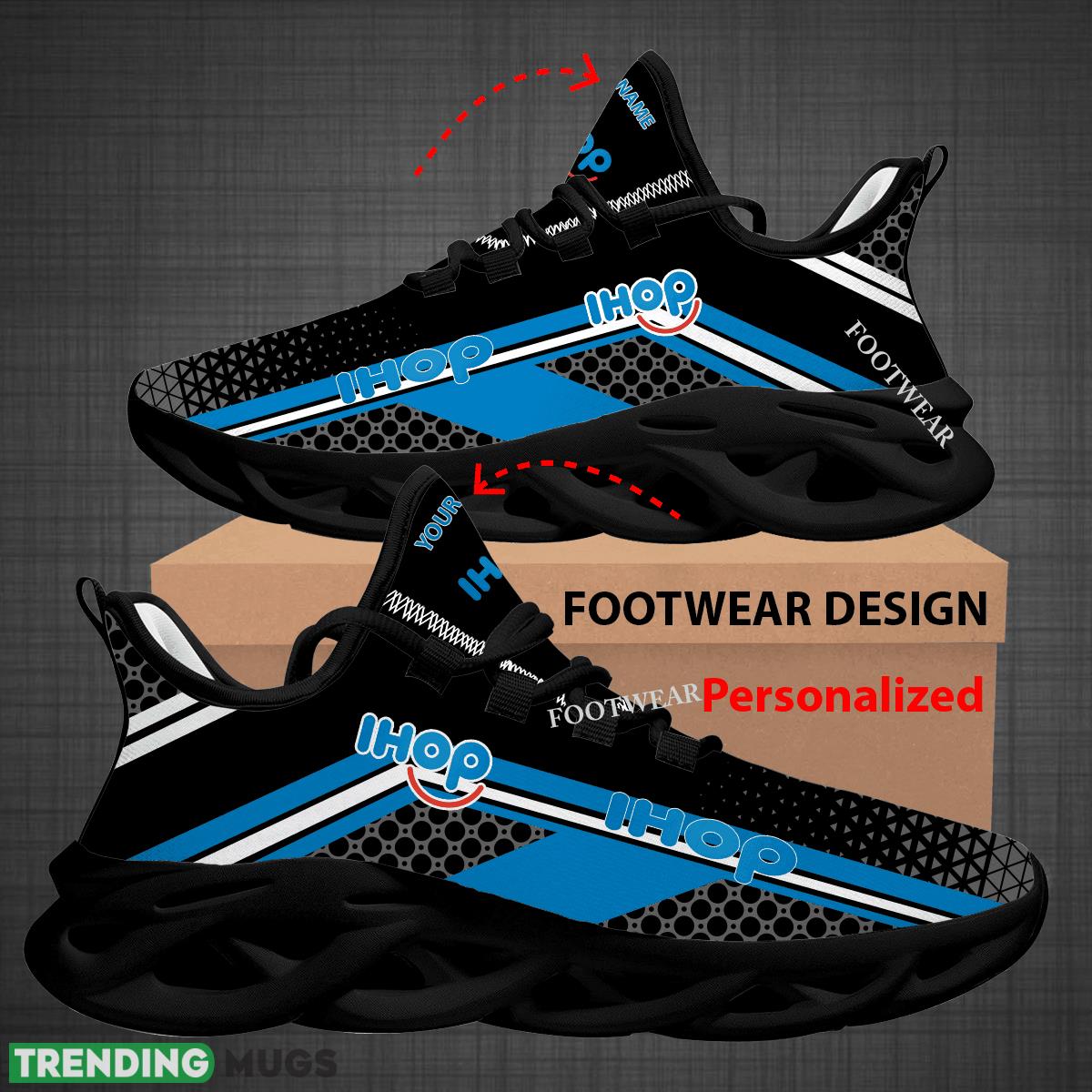 Custom Name Ihop Logo Max Soul Shoes For Big Fans Runing Sneakers Gift Max Soul Custom Name Ihop Logo Max Soul Shoes For Big Fans Runing Sneakers Gift Max Soul