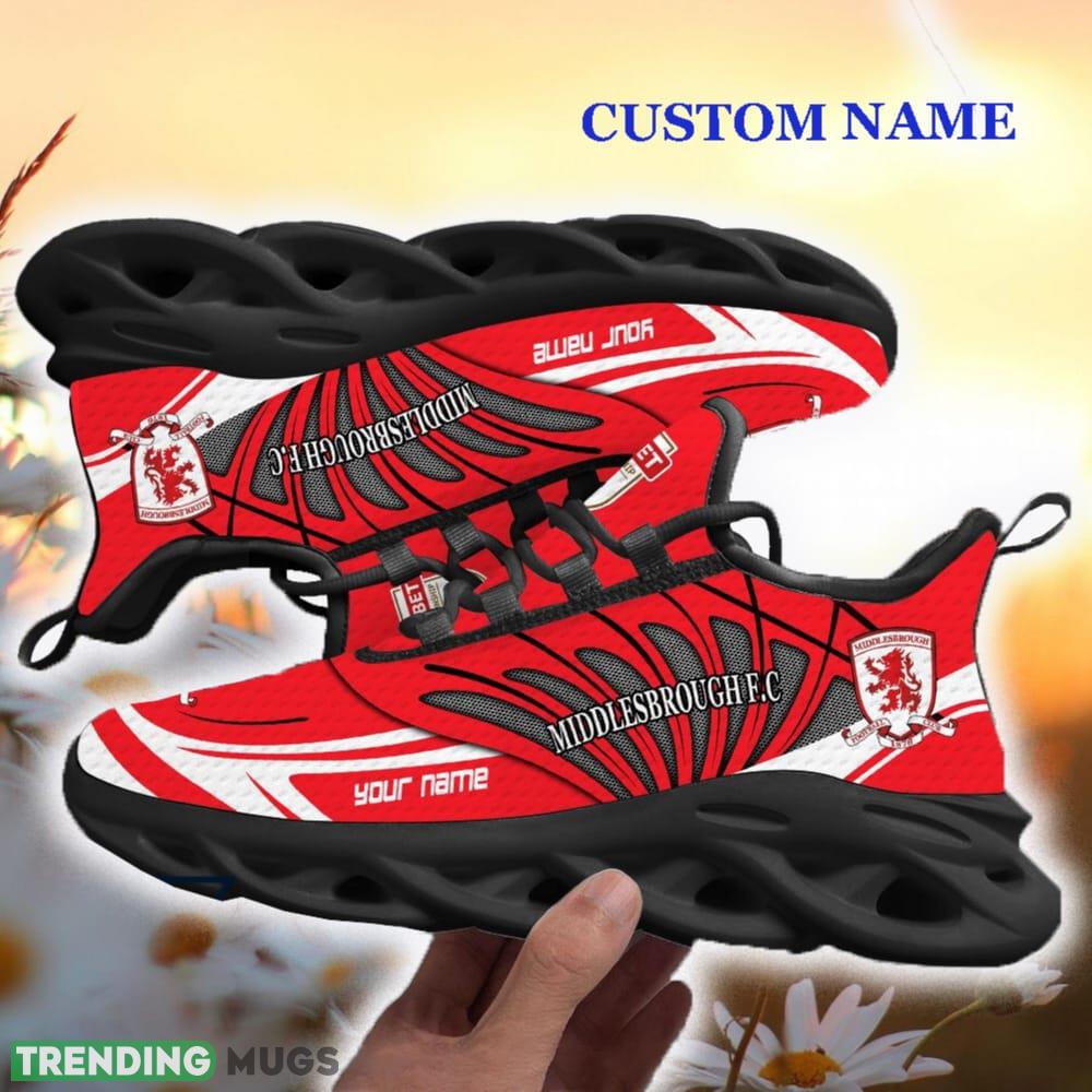 Custom Name Middlesbrough FC Max Soul Shoes For Men Women Gift New Clunky For Fans Max Soul Custom Name Middlesbrough FC Max Soul Shoes For Men Women Gift New Clunky For Fans Max Soul