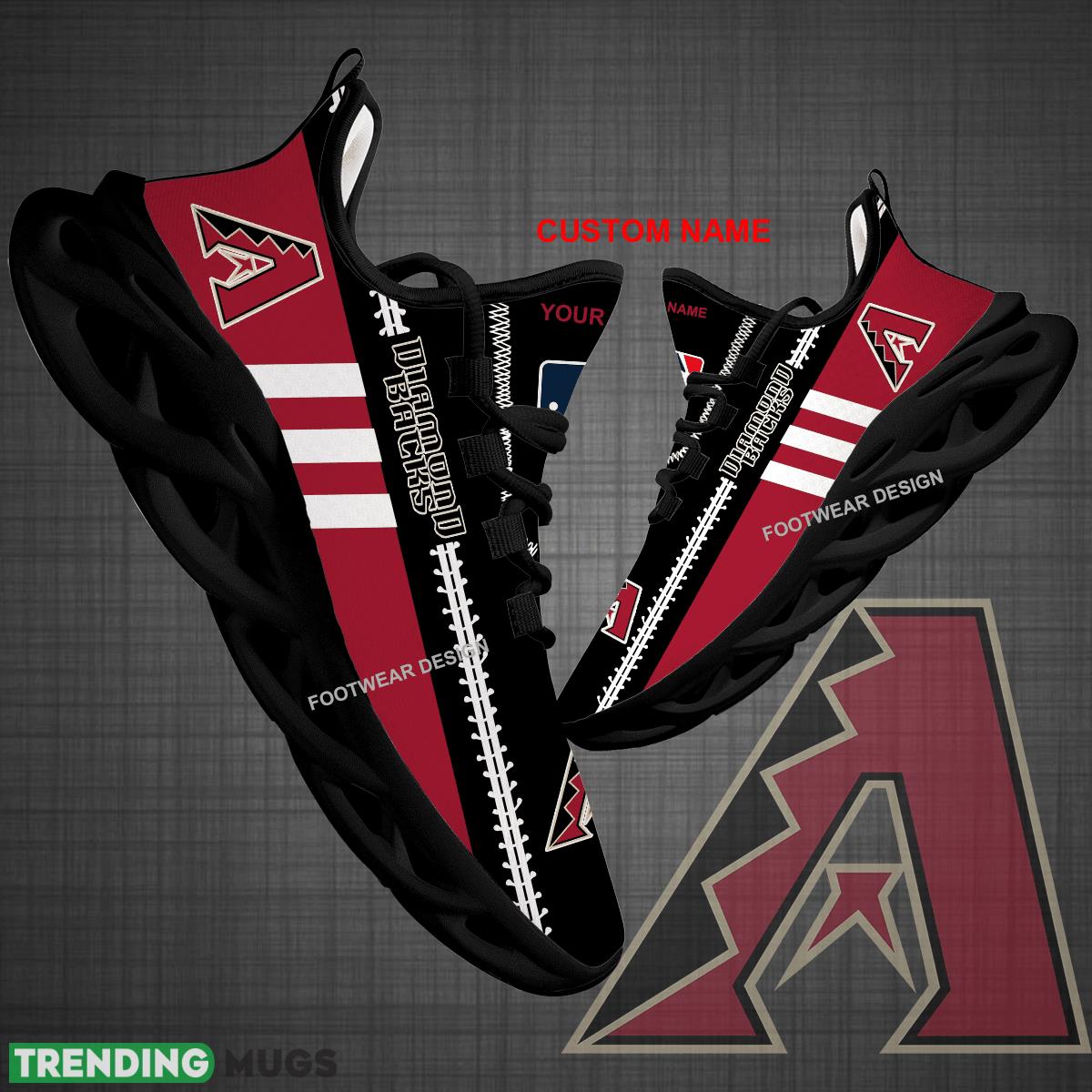 Custom Name MLB Arizona Diamondbacks Logo New Max Soul Shoes For Big Fans Runing Sneakers Gift - MLB Arizona Diamondbacks Logo New Chunky Shoes Photo 1 Custom Name MLB Arizona Diamondbacks Logo New Max Soul Shoes For Big Fans Runing Sneakers Gift - MLB Arizona Diamondbacks Logo New Chunky Shoes Photo 1