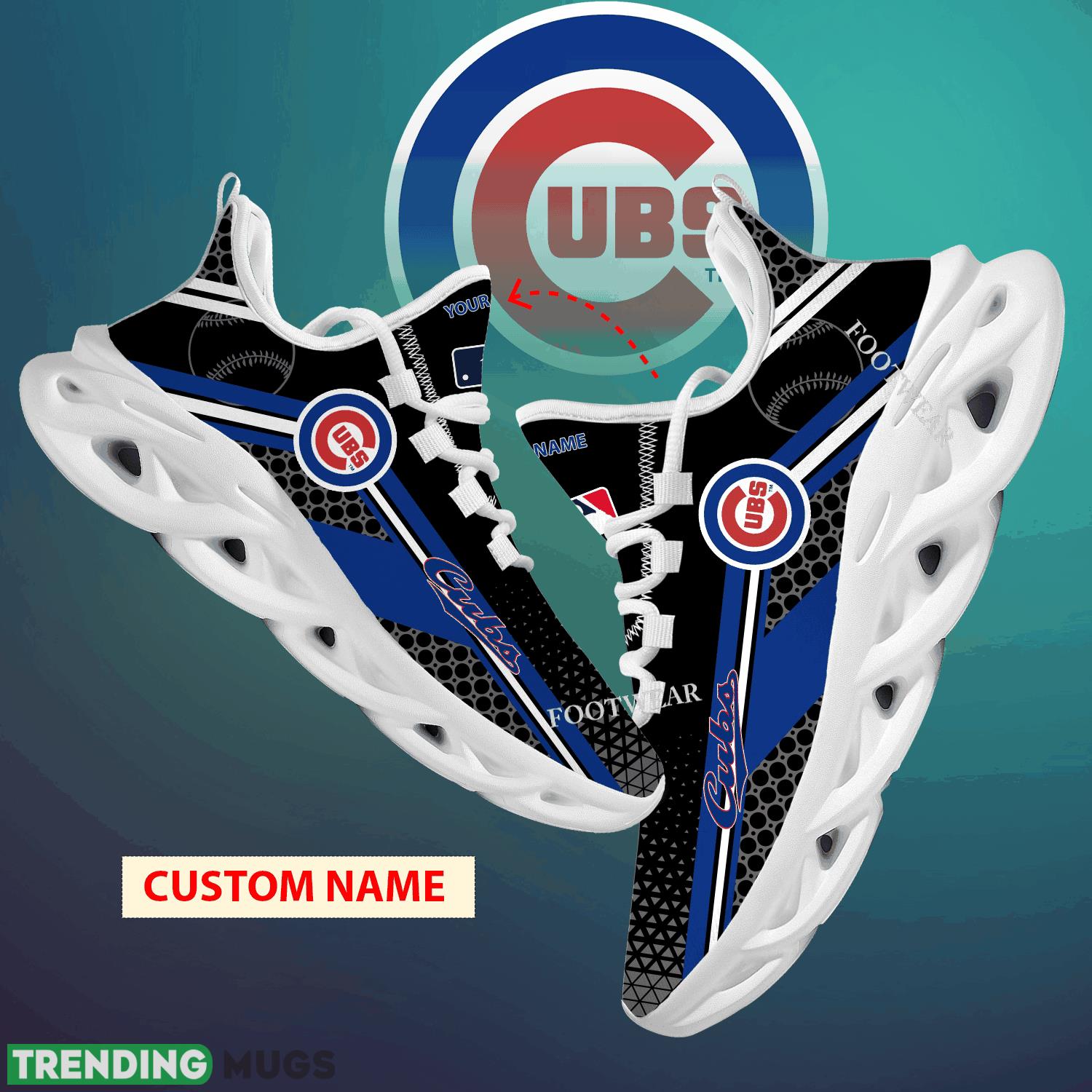 Custom Name MLB Chicago Cubs Max Soul Shoes For Big Fans Runing Sneakers Gift - MLB Chicago Cubs Max Soul Shoes New Season Personalized Photo 1 Custom Name MLB Chicago Cubs Max Soul Shoes For Big Fans Runing Sneakers Gift - MLB Chicago Cubs Max Soul Shoes New Season Personalized Photo 1