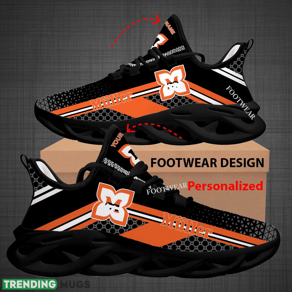 Custom Name Müller Logo Max Soul Shoes For Big Fans Runing Sneakers Gift Max Soul Custom Name Müller Logo Max Soul Shoes For Big Fans Runing Sneakers Gift Max Soul