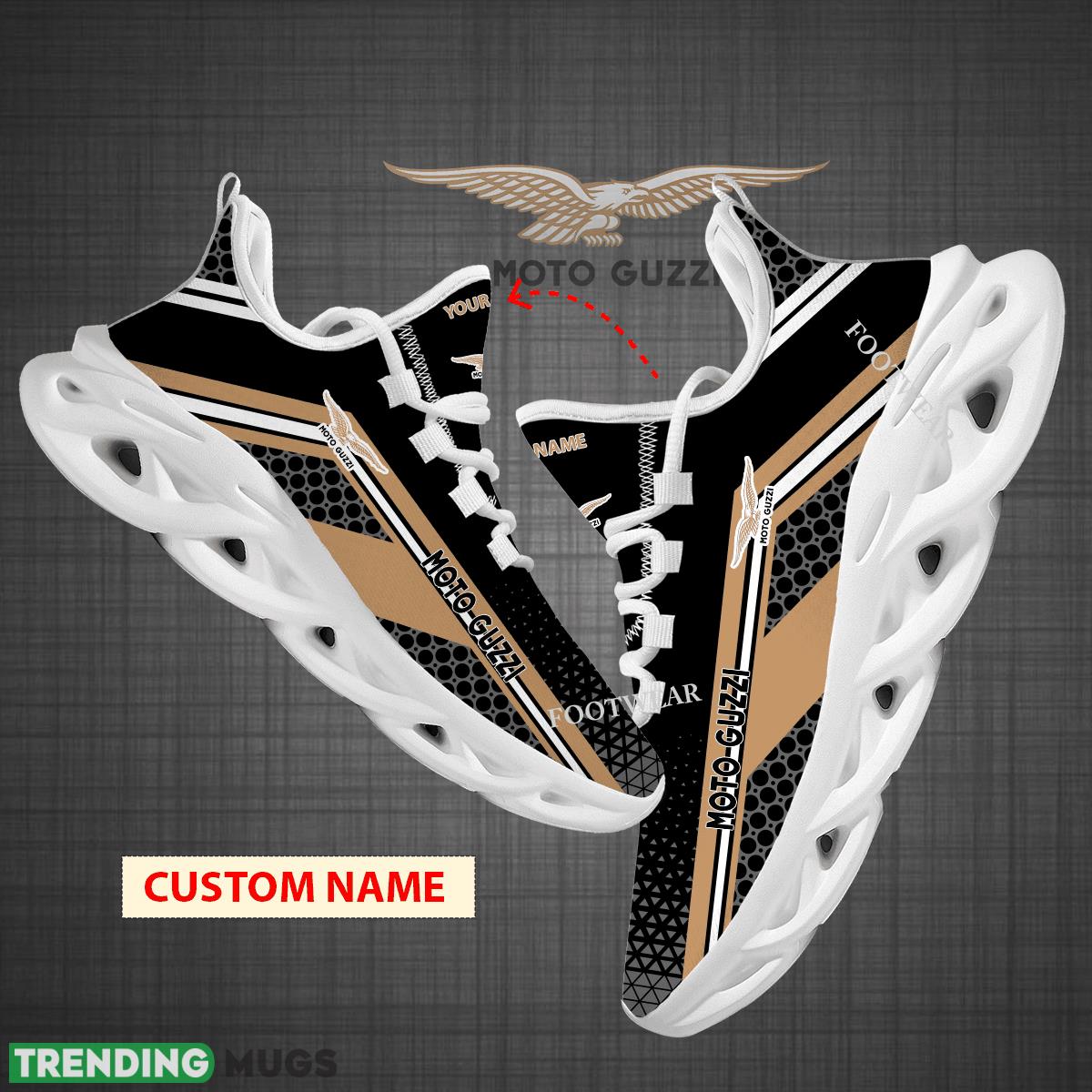 Custom Name Motorcycle Moto Guzzi Logo New Design Max Soul Shoes For Big Fans Runing Sneakers Gift - Motorcycle Moto Guzzi Logo New Design Chunky Shoes Custom Name Photo 1 Custom Name Motorcycle Moto Guzzi Logo New Design Max Soul Shoes For Big Fans Runing Sneakers Gift - Motorcycle Moto Guzzi Logo New Design Chunky Shoes Custom Name Photo 1