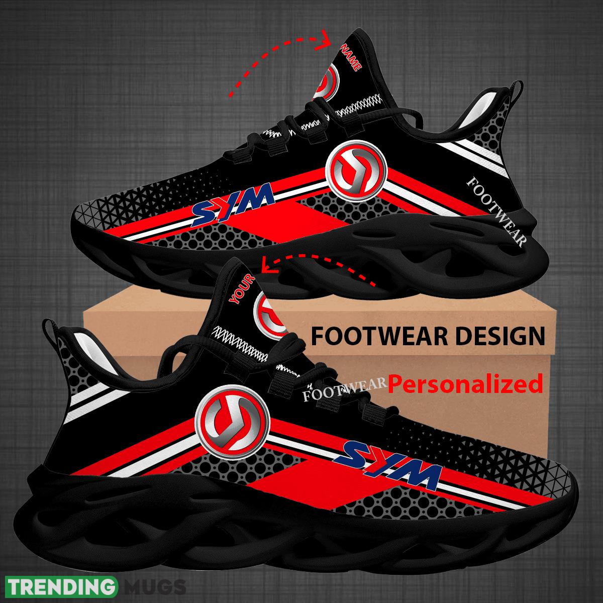 Custom Name Motorcycle SYM Logo New Design Max Soul Shoes For Big Fans Runing Sneakers Gift Max Soul Custom Name Motorcycle SYM Logo New Design Max Soul Shoes For Big Fans Runing Sneakers Gift Max Soul