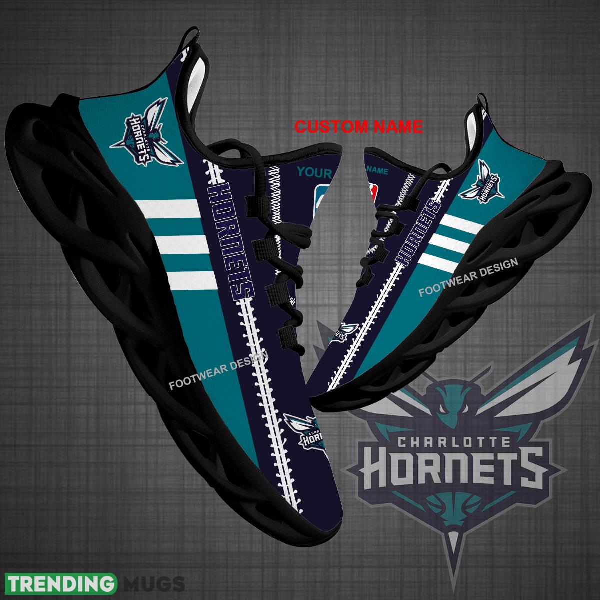 Custom Name NBA Charlotte Hornets Logo New Max Soul Shoes For Big Fans Runing Sneakers Gift - NBA Charlotte Hornets Logo New Chunky Shoes Photo 1 Custom Name NBA Charlotte Hornets Logo New Max Soul Shoes For Big Fans Runing Sneakers Gift - NBA Charlotte Hornets Logo New Chunky Shoes Photo 1