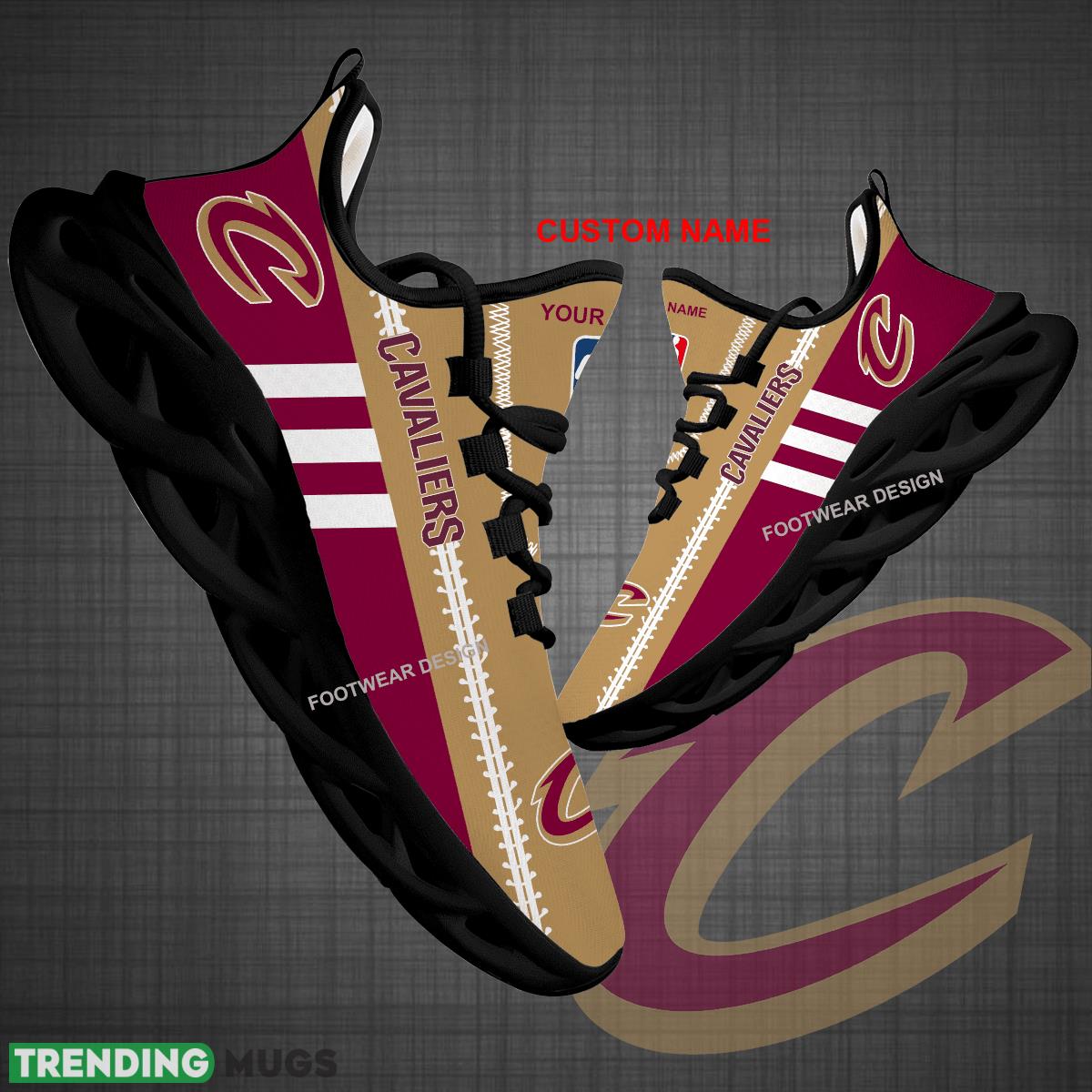 Custom Name NBA Cleveland Cavaliers Logo New Max Soul Shoes For Big Fans Runing Sneakers Gift - NBA Cleveland Cavaliers Logo New Chunky Shoes Photo 1 Custom Name NBA Cleveland Cavaliers Logo New Max Soul Shoes For Big Fans Runing Sneakers Gift - NBA Cleveland Cavaliers Logo New Chunky Shoes Photo 1