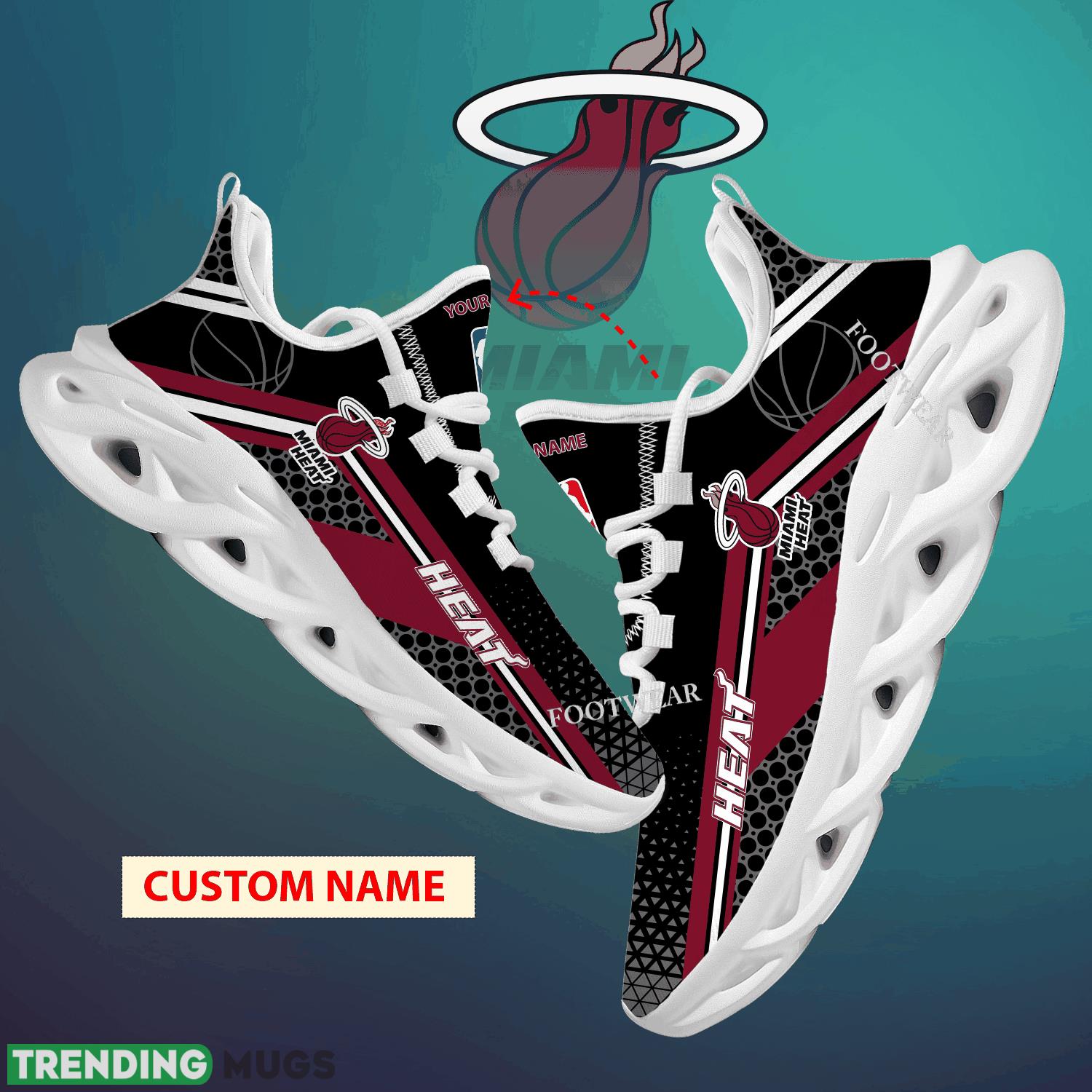 Custom Name NBA Miami Heat Max Soul Shoes For Big Fans Runing Sneakers Gift - NBA Miami Heat Max Soul Shoes New Season Personalized Photo 1 Custom Name NBA Miami Heat Max Soul Shoes For Big Fans Runing Sneakers Gift - NBA Miami Heat Max Soul Shoes New Season Personalized Photo 1