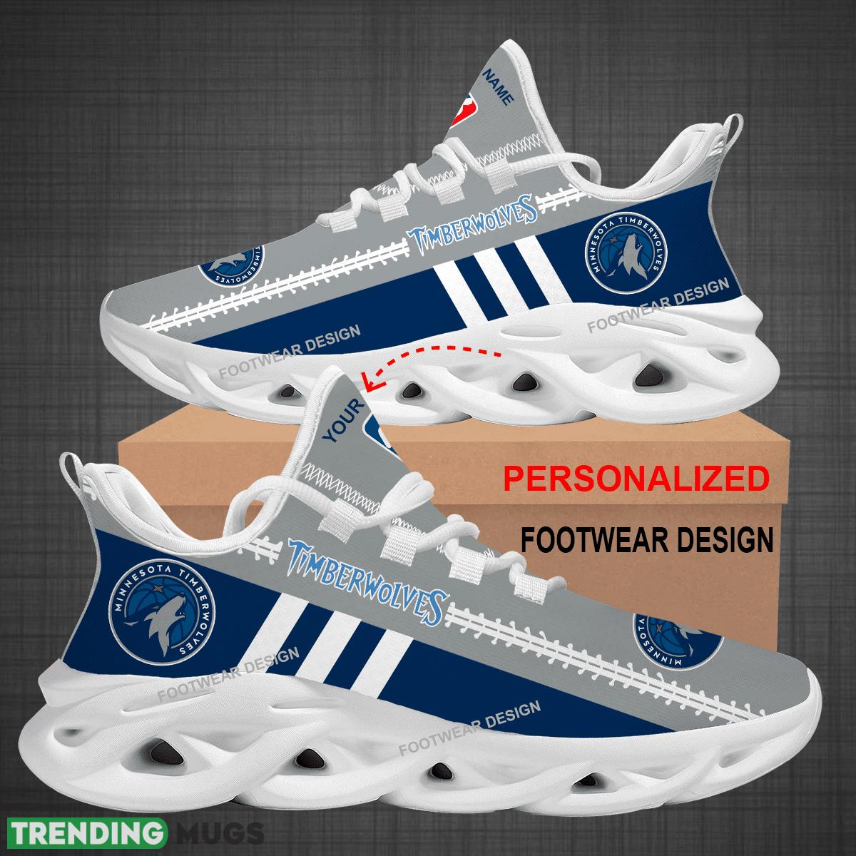 Custom Name NBA Minnesota Timberwolves Logo New Max Soul Shoes For Big Fans Runing Sneakers Gift Max Soul Custom Name NBA Minnesota Timberwolves Logo New Max Soul Shoes For Big Fans Runing Sneakers Gift Max Soul