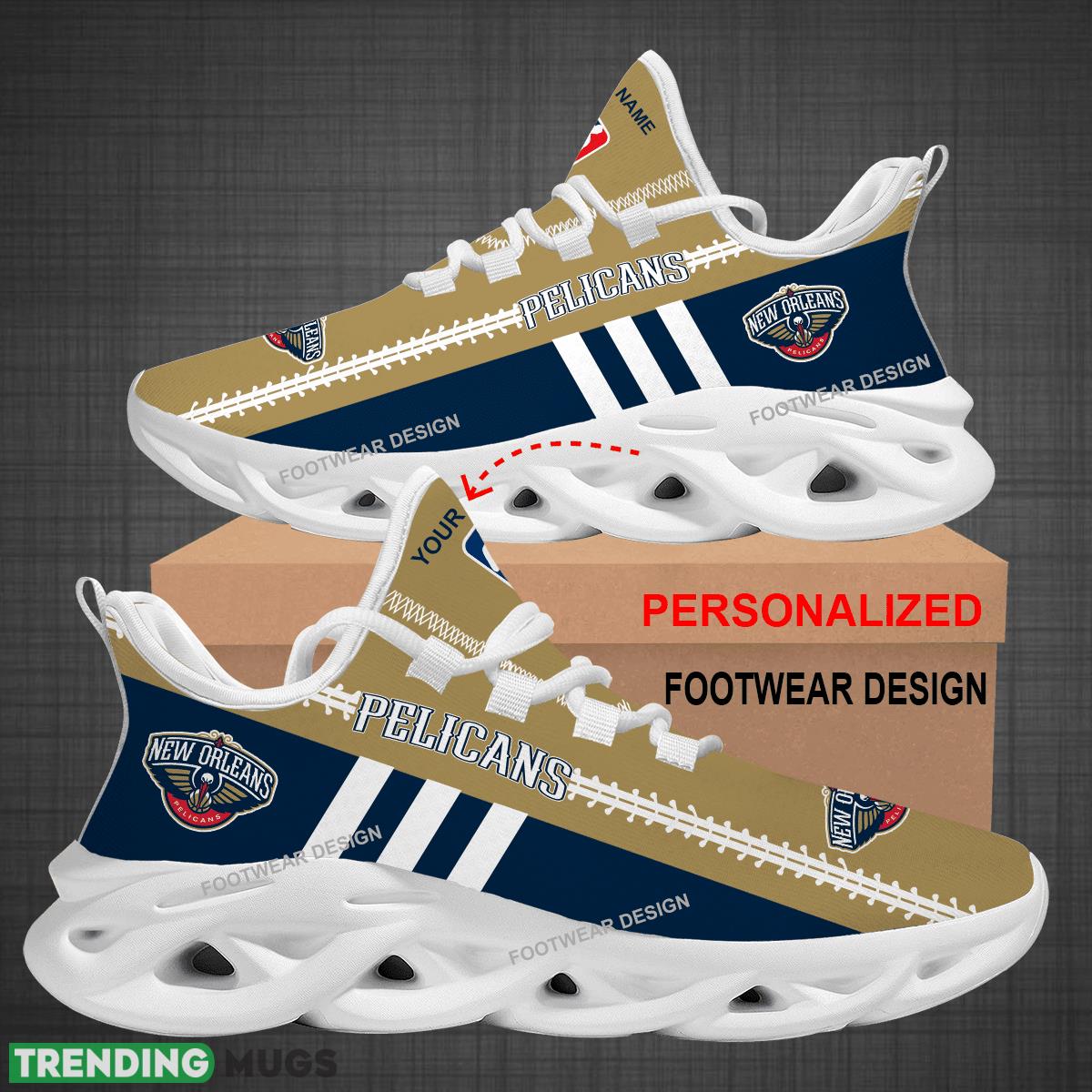 Custom Name NBA New Orleans Pelicans Logo New Max Soul Shoes For Big Fans Runing Sneakers Gift Max Soul Custom Name NBA New Orleans Pelicans Logo New Max Soul Shoes For Big Fans Runing Sneakers Gift Max Soul