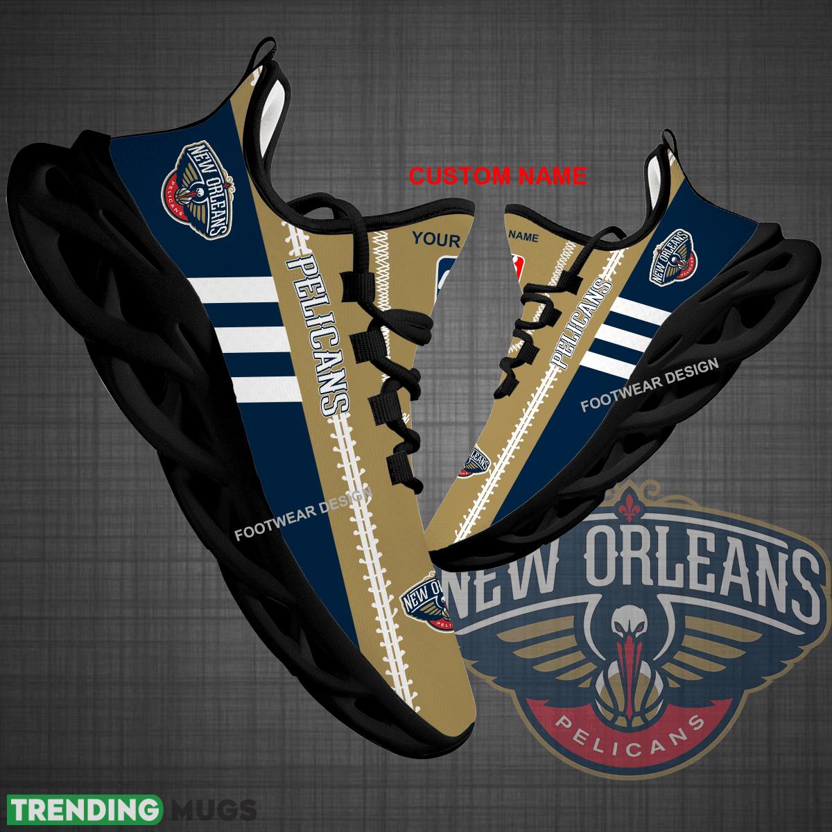 Custom Name NBA New Orleans Pelicans Logo New Max Soul Shoes For Big Fans Runing Sneakers Gift - NBA New Orleans Pelicans Logo New Chunky Shoes Photo 1 Custom Name NBA New Orleans Pelicans Logo New Max Soul Shoes For Big Fans Runing Sneakers Gift - NBA New Orleans Pelicans Logo New Chunky Shoes Photo 1