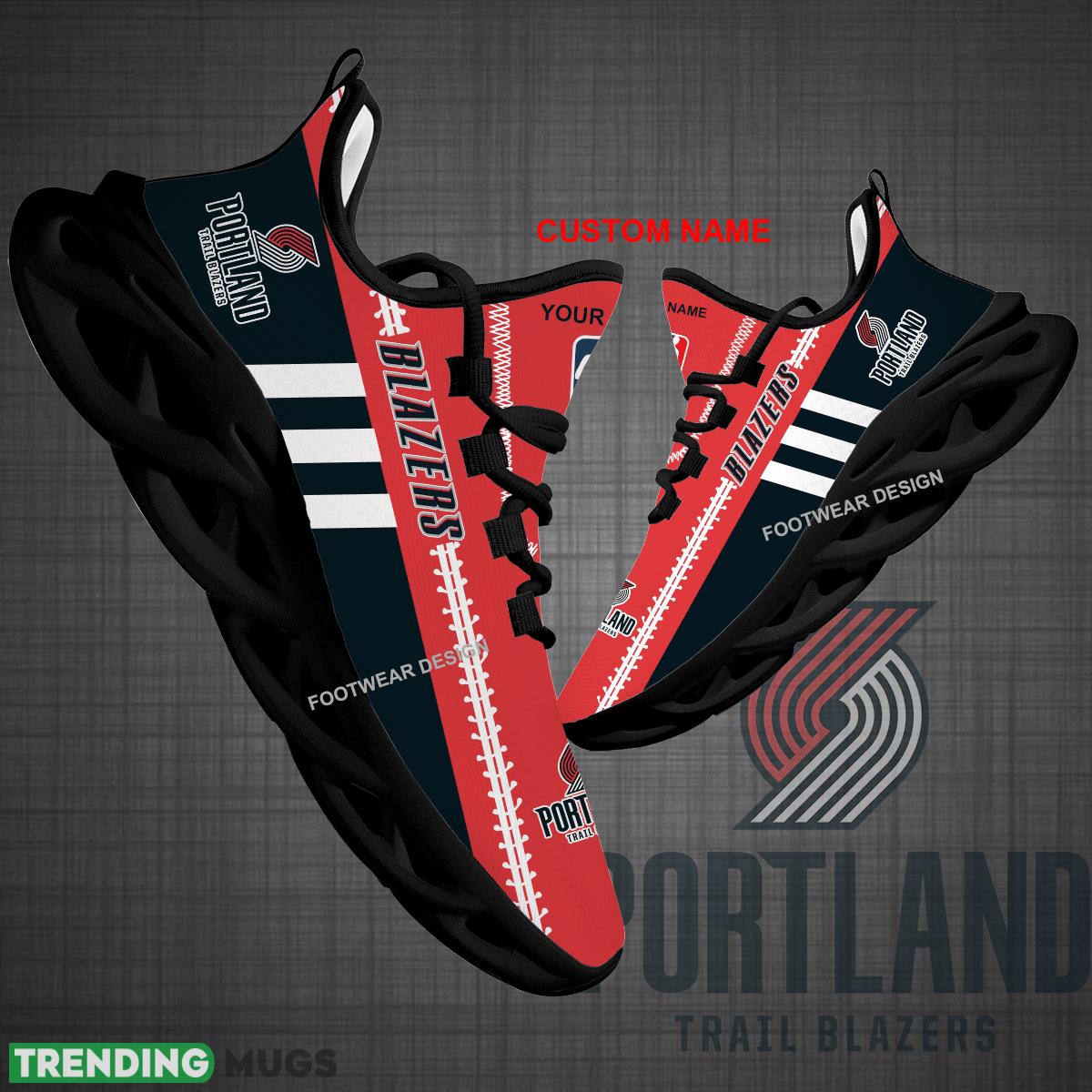 Custom Name NBA Portland Trail Blazers Logo New Max Soul Shoes For Big Fans Runing Sneakers Gift - NBA Portland Trail Blazers Logo New Chunky Shoes Photo 1 Custom Name NBA Portland Trail Blazers Logo New Max Soul Shoes For Big Fans Runing Sneakers Gift - NBA Portland Trail Blazers Logo New Chunky Shoes Photo 1