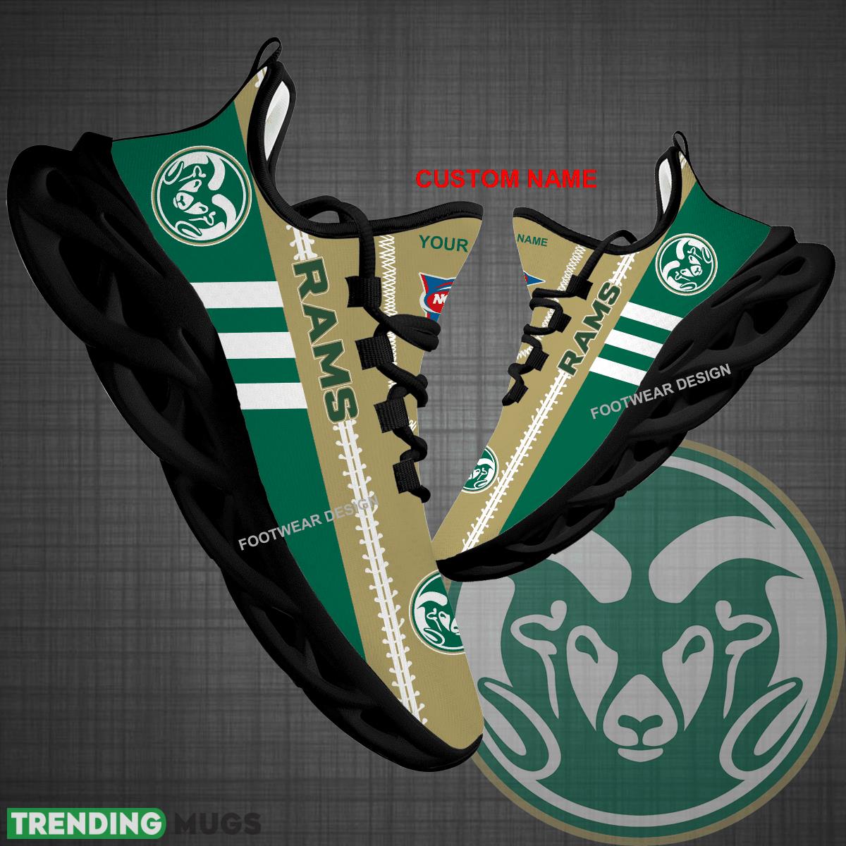 Custom Name NCAA Colorado State Rams Logo New Max Soul Shoes For Big Fans Runing Sneakers Gift - NCAA Colorado State Rams Logo New Chunky Shoes Photo 1 Custom Name NCAA Colorado State Rams Logo New Max Soul Shoes For Big Fans Runing Sneakers Gift - NCAA Colorado State Rams Logo New Chunky Shoes Photo 1
