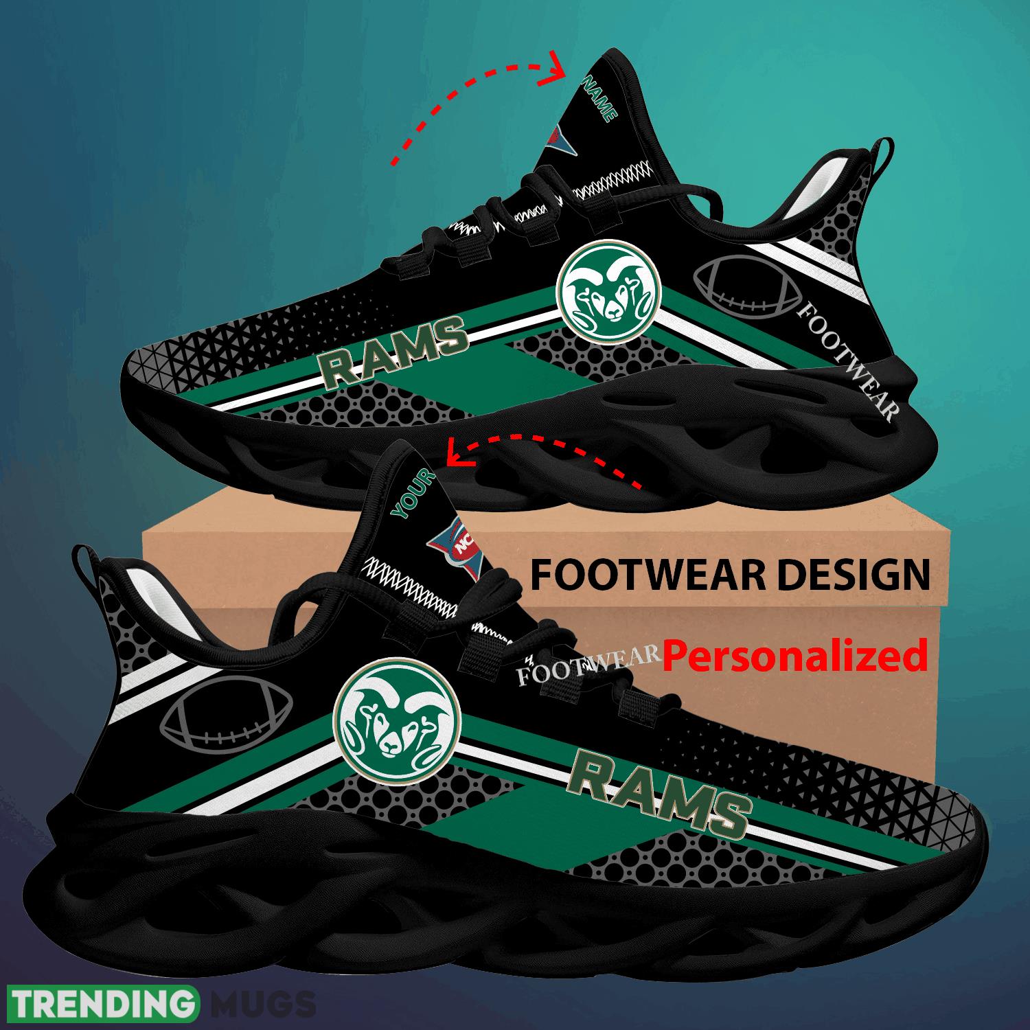 Custom Name NCAA Colorado State Rams Max Soul Shoes For Big Fans Runing Sneakers Gift Max Soul Custom Name NCAA Colorado State Rams Max Soul Shoes For Big Fans Runing Sneakers Gift Max Soul