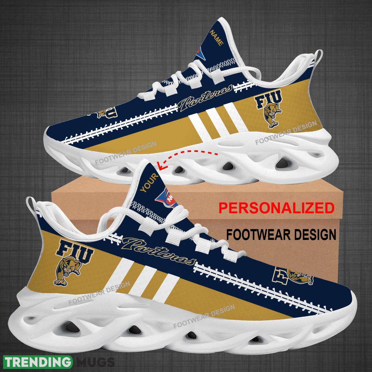 Custom Name NCAA FIU Panthers Logo New Max Soul Shoes For Big Fans Runing Sneakers Gift Max Soul Custom Name NCAA FIU Panthers Logo New Max Soul Shoes For Big Fans Runing Sneakers Gift Max Soul