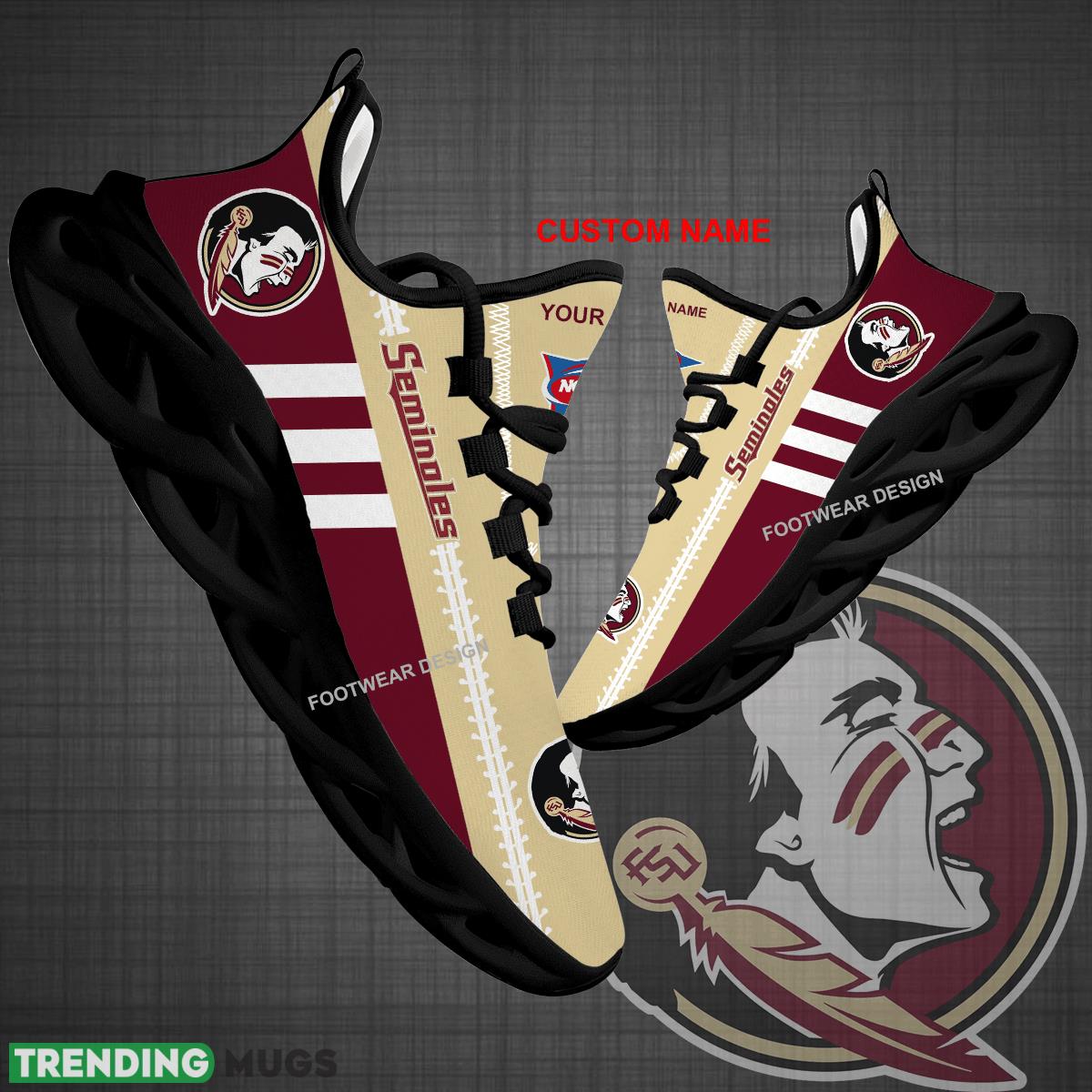 Custom Name NCAA Florida State Seminoles Logo New Max Soul Shoes For Big Fans Runing Sneakers Gift - NCAA Florida State Seminoles Logo New Chunky Shoes Photo 1 Custom Name NCAA Florida State Seminoles Logo New Max Soul Shoes For Big Fans Runing Sneakers Gift - NCAA Florida State Seminoles Logo New Chunky Shoes Photo 1