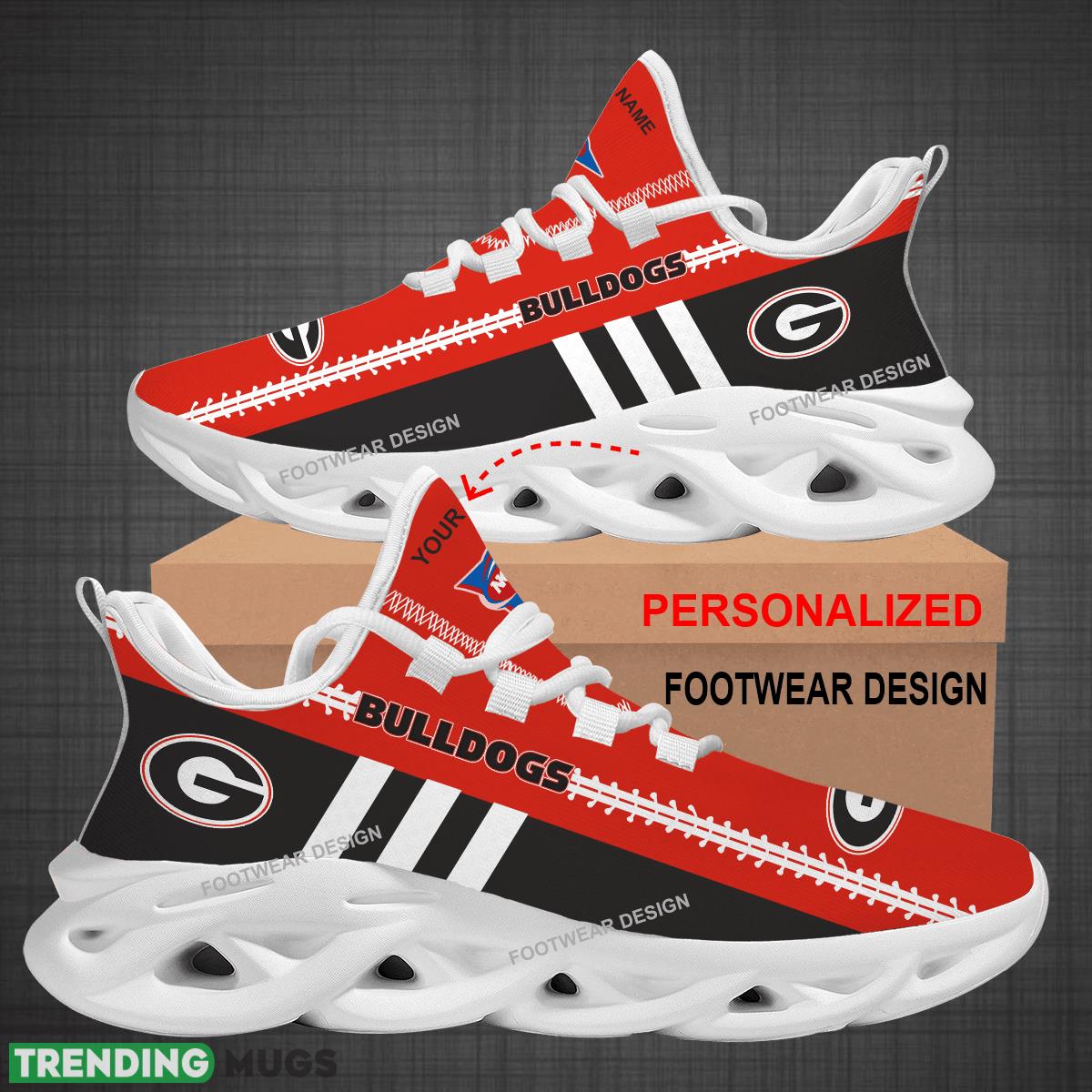 Custom Name NCAA Georgia Bulldogs Logo New Max Soul Shoes For Big Fans Runing Sneakers Gift Max Soul Custom Name NCAA Georgia Bulldogs Logo New Max Soul Shoes For Big Fans Runing Sneakers Gift Max Soul