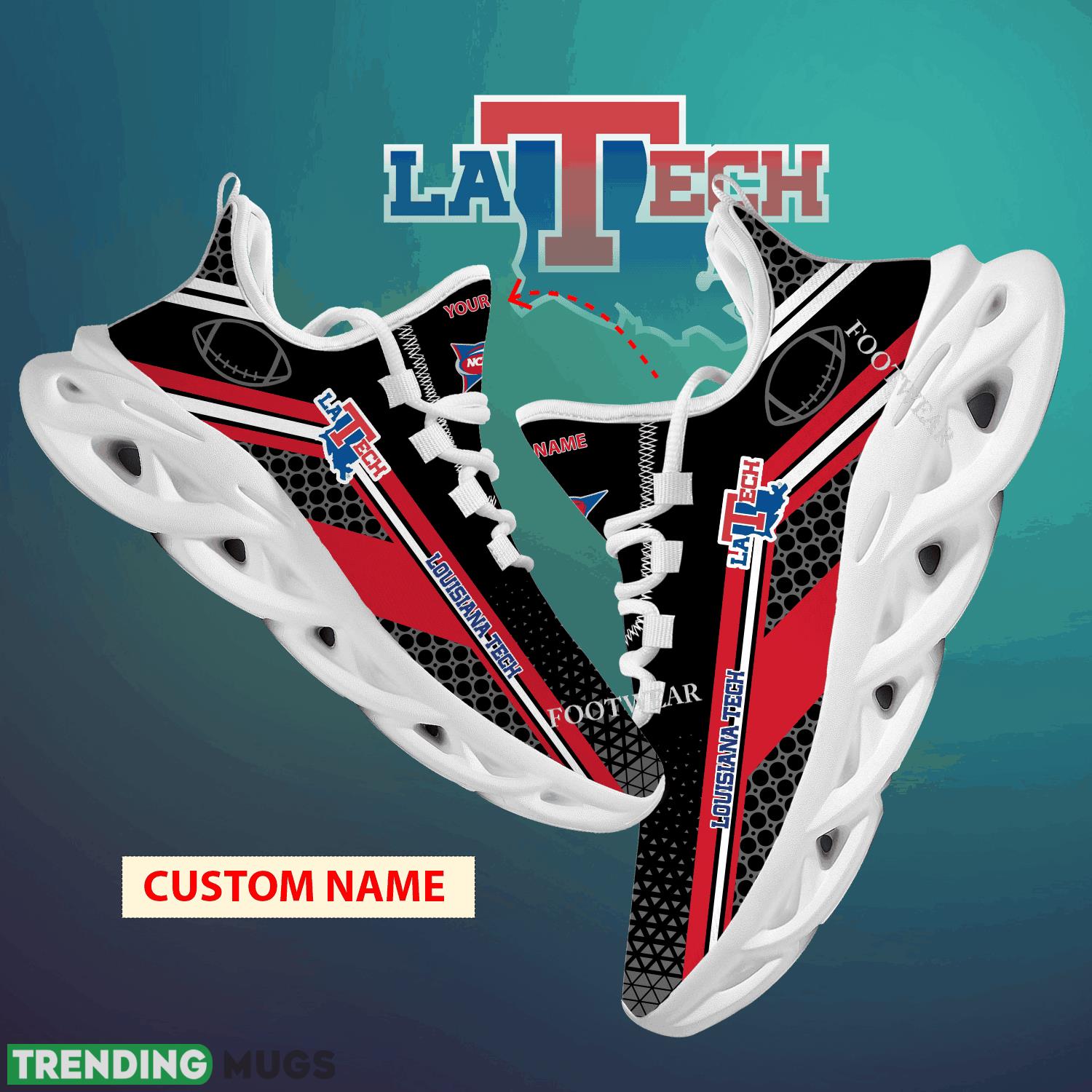 Custom Name NCAA Louisiana Tech Bulldogs Max Soul Shoes For Big Fans Runing Sneakers Gift - NCAA Louisiana Tech Bulldogs Max Soul Shoes New Season Personalized Photo 1 Custom Name NCAA Louisiana Tech Bulldogs Max Soul Shoes For Big Fans Runing Sneakers Gift - NCAA Louisiana Tech Bulldogs Max Soul Shoes New Season Personalized Photo 1