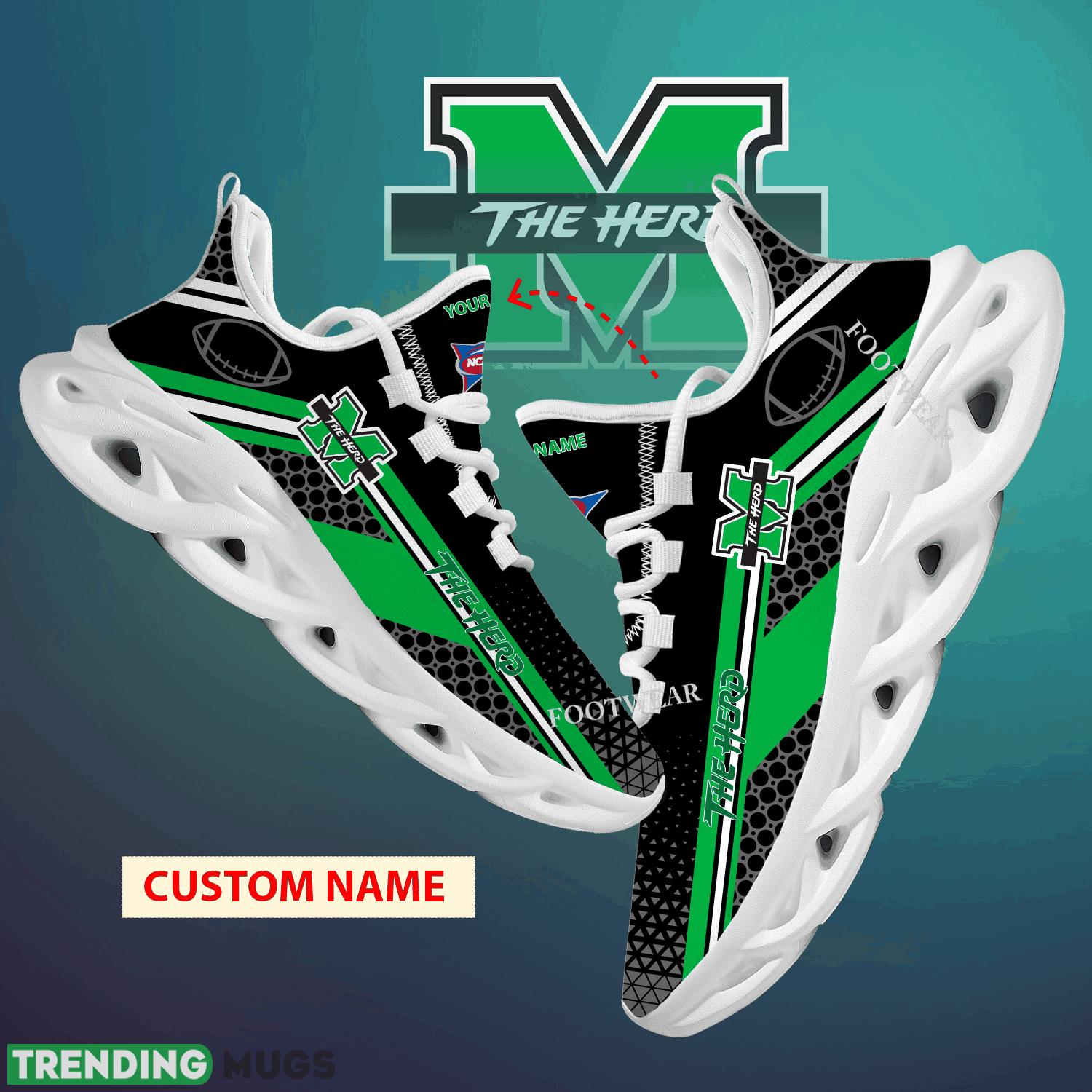 Custom Name NCAA Marshall Thundering Herd Max Soul Shoes For Big Fans Runing Sneakers Gift - NCAA Marshall Thundering Herd Max Soul Shoes New Season Personalized Photo 1 Custom Name NCAA Marshall Thundering Herd Max Soul Shoes For Big Fans Runing Sneakers Gift - NCAA Marshall Thundering Herd Max Soul Shoes New Season Personalized Photo 1