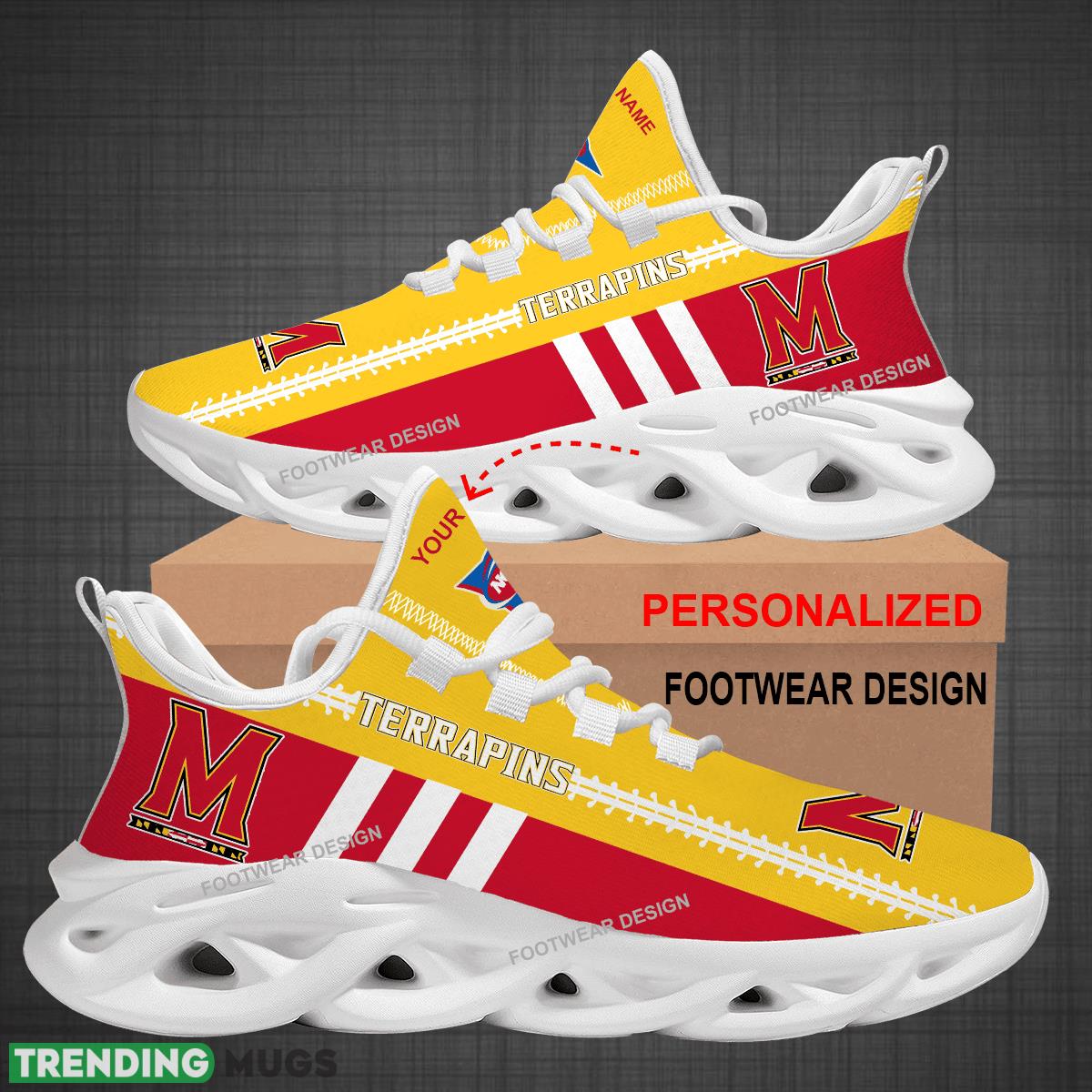 Custom Name NCAA Maryland Terrapins Logo New Max Soul Shoes For Big Fans Runing Sneakers Gift Max Soul Custom Name NCAA Maryland Terrapins Logo New Max Soul Shoes For Big Fans Runing Sneakers Gift Max Soul