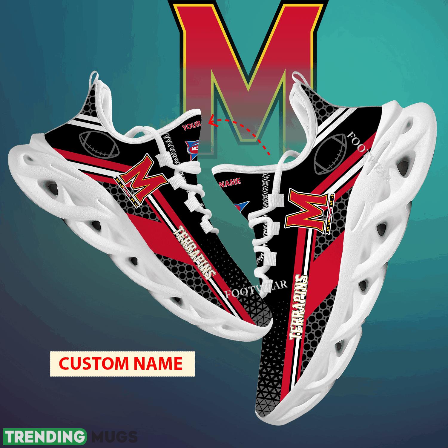 Custom Name NCAA Maryland Terrapins Max Soul Shoes For Big Fans Runing Sneakers Gift - NCAA Maryland Terrapins Max Soul Shoes New Season Personalized Photo 1 Custom Name NCAA Maryland Terrapins Max Soul Shoes For Big Fans Runing Sneakers Gift - NCAA Maryland Terrapins Max Soul Shoes New Season Personalized Photo 1