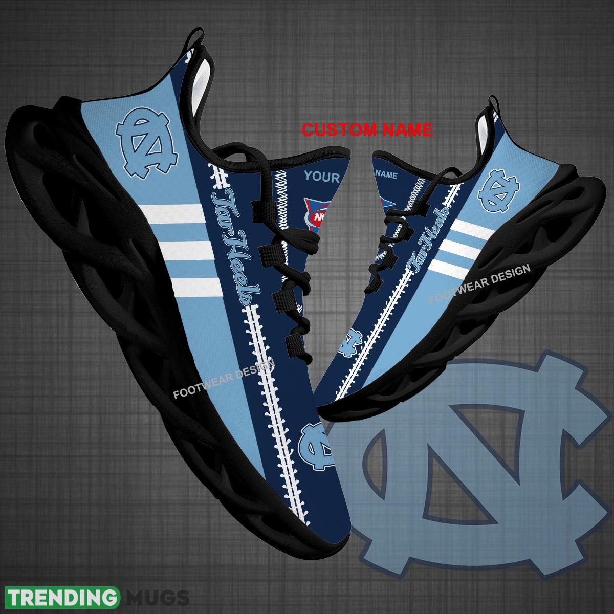 Custom Name NCAA North Carolina Tar Heels Logo New Max Soul Shoes For Big Fans Runing Sneakers Gift - NCAA North Carolina Tar Heels Logo New Chunky Shoes Photo 1 Custom Name NCAA North Carolina Tar Heels Logo New Max Soul Shoes For Big Fans Runing Sneakers Gift - NCAA North Carolina Tar Heels Logo New Chunky Shoes Photo 1