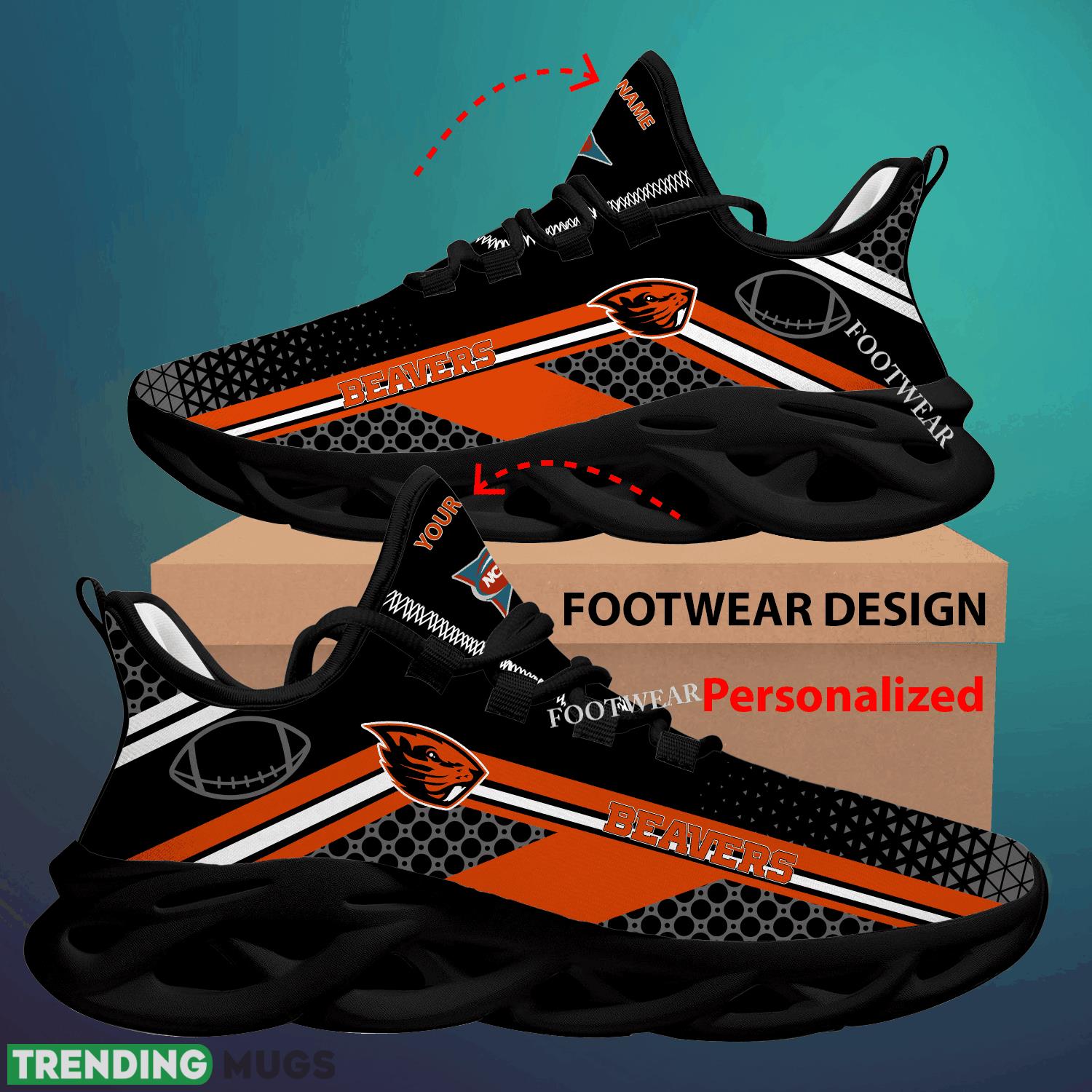Custom Name NCAA Oregon State Beavers Max Soul Shoes For Big Fans Runing Sneakers Gift Max Soul Custom Name NCAA Oregon State Beavers Max Soul Shoes For Big Fans Runing Sneakers Gift Max Soul