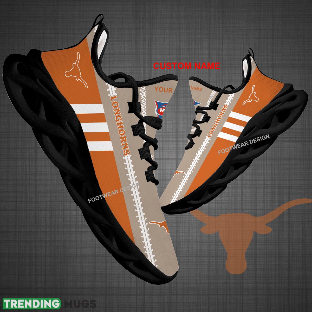 Custom Name NCAA Texas Longhorns Logo New Max Soul Shoes For Big Fans Runing Sneakers Gift - NCAA Texas Longhorns Logo New Chunky Shoes Photo 1 Custom Name NCAA Texas Longhorns Logo New Max Soul Shoes For Big Fans Runing Sneakers Gift - NCAA Texas Longhorns Logo New Chunky Shoes Photo 1