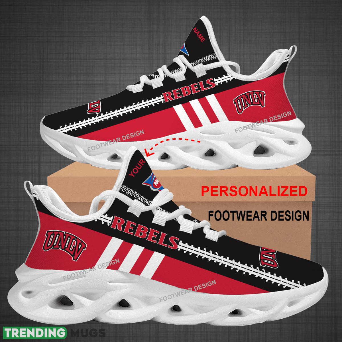 Custom Name NCAA UNLV Rebels Logo New Max Soul Shoes For Big Fans Runing Sneakers Gift Max Soul Custom Name NCAA UNLV Rebels Logo New Max Soul Shoes For Big Fans Runing Sneakers Gift Max Soul