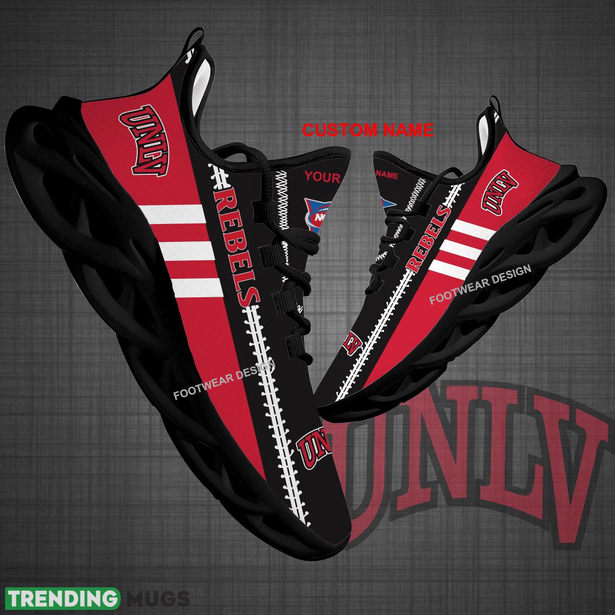 Custom Name NCAA UNLV Rebels Logo New Max Soul Shoes For Big Fans Runing Sneakers Gift - NCAA UNLV Rebels Logo New Chunky Shoes Photo 1 Custom Name NCAA UNLV Rebels Logo New Max Soul Shoes For Big Fans Runing Sneakers Gift - NCAA UNLV Rebels Logo New Chunky Shoes Photo 1