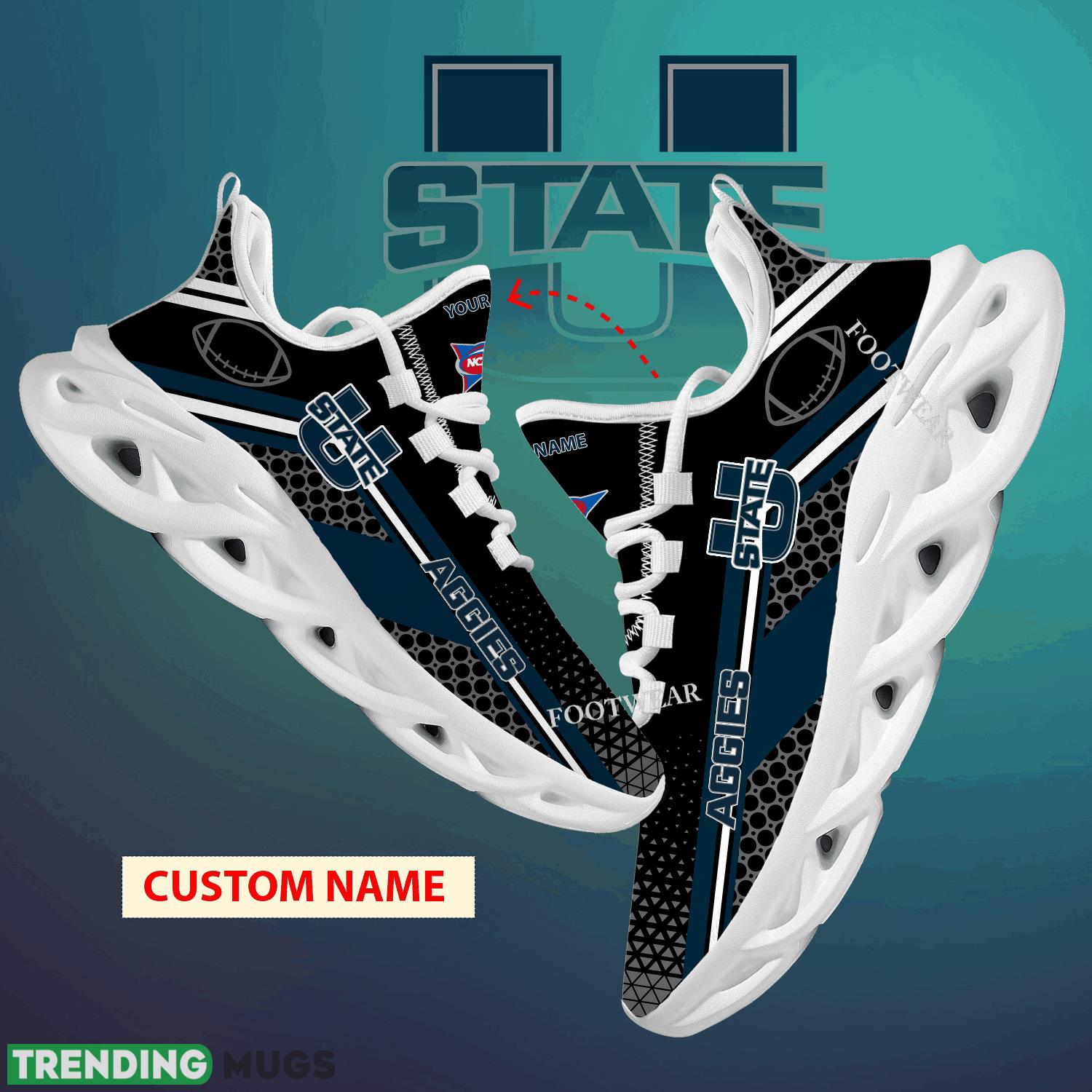 Custom Name NCAA Utah State Aggies Max Soul Shoes For Big Fans Runing Sneakers Gift - NCAA Utah State Aggies Max Soul Shoes New Season Personalized Photo 1 Custom Name NCAA Utah State Aggies Max Soul Shoes For Big Fans Runing Sneakers Gift - NCAA Utah State Aggies Max Soul Shoes New Season Personalized Photo 1