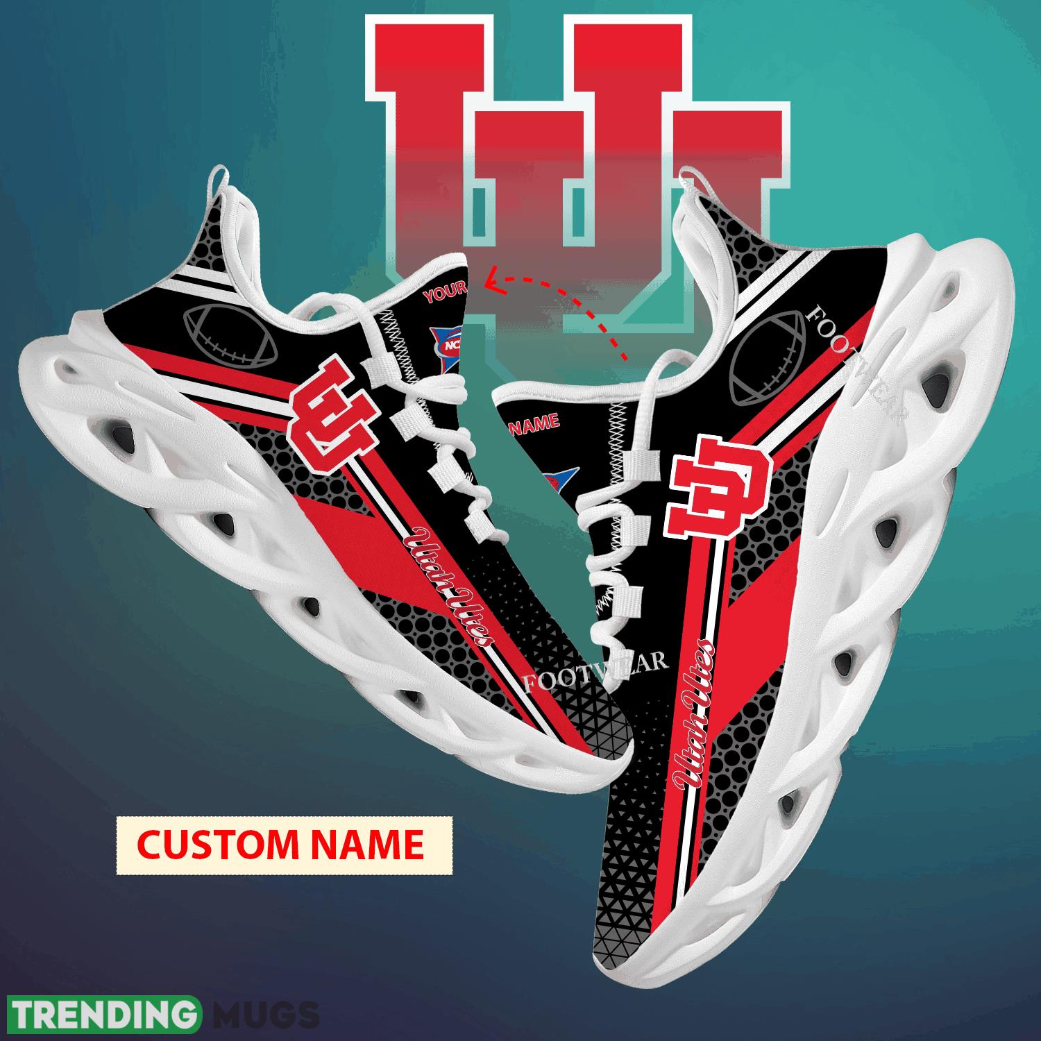 Custom Name NCAA Utah Utes Max Soul Shoes For Big Fans Runing Sneakers Gift - NCAA Utah Utes Max Soul Shoes New Season Personalized Photo 1 Custom Name NCAA Utah Utes Max Soul Shoes For Big Fans Runing Sneakers Gift - NCAA Utah Utes Max Soul Shoes New Season Personalized Photo 1