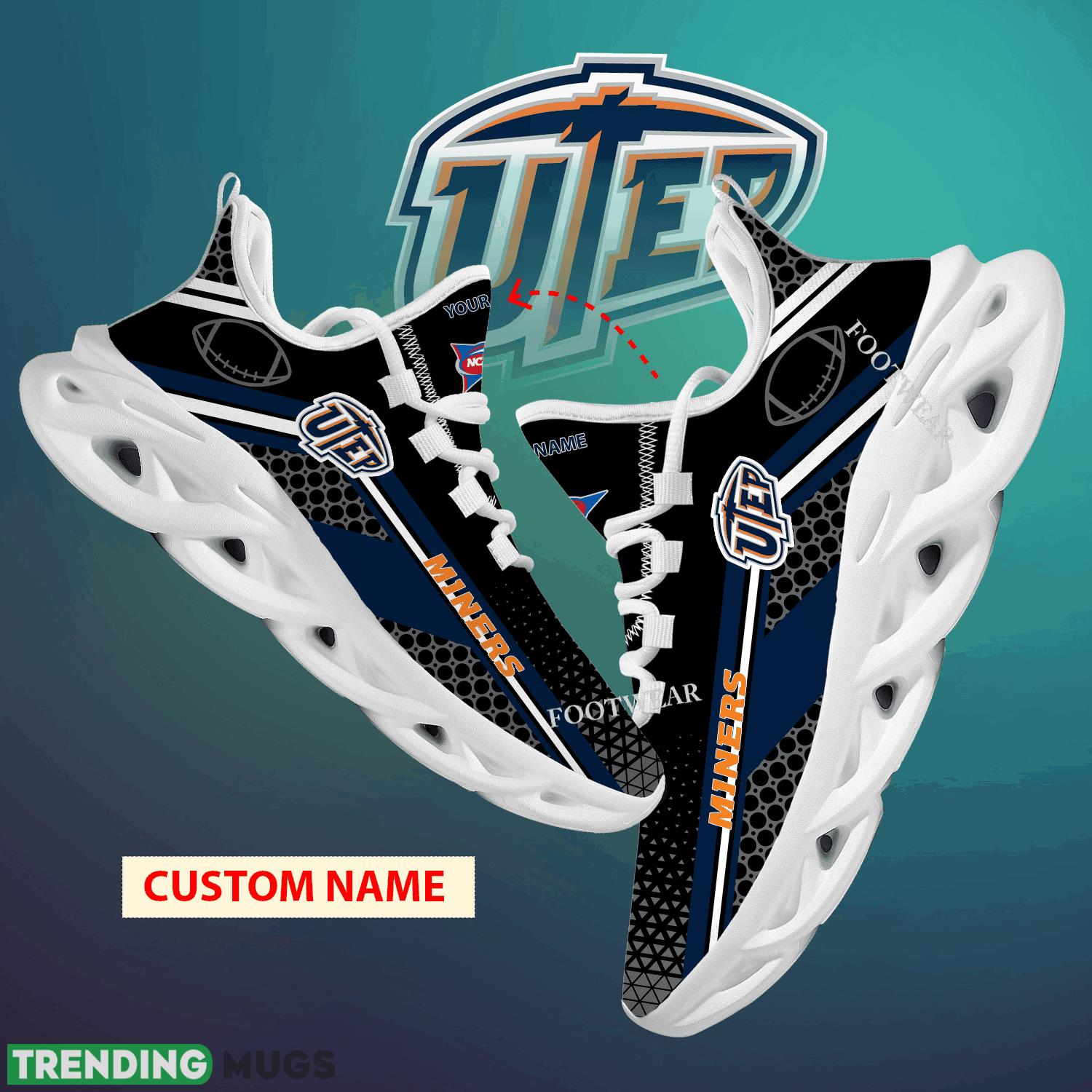 Custom Name NCAA UTEP Miners Max Soul Shoes For Big Fans Runing Sneakers Gift - NCAA UTEP Miners Max Soul Shoes New Season Personalized Photo 1 Custom Name NCAA UTEP Miners Max Soul Shoes For Big Fans Runing Sneakers Gift - NCAA UTEP Miners Max Soul Shoes New Season Personalized Photo 1