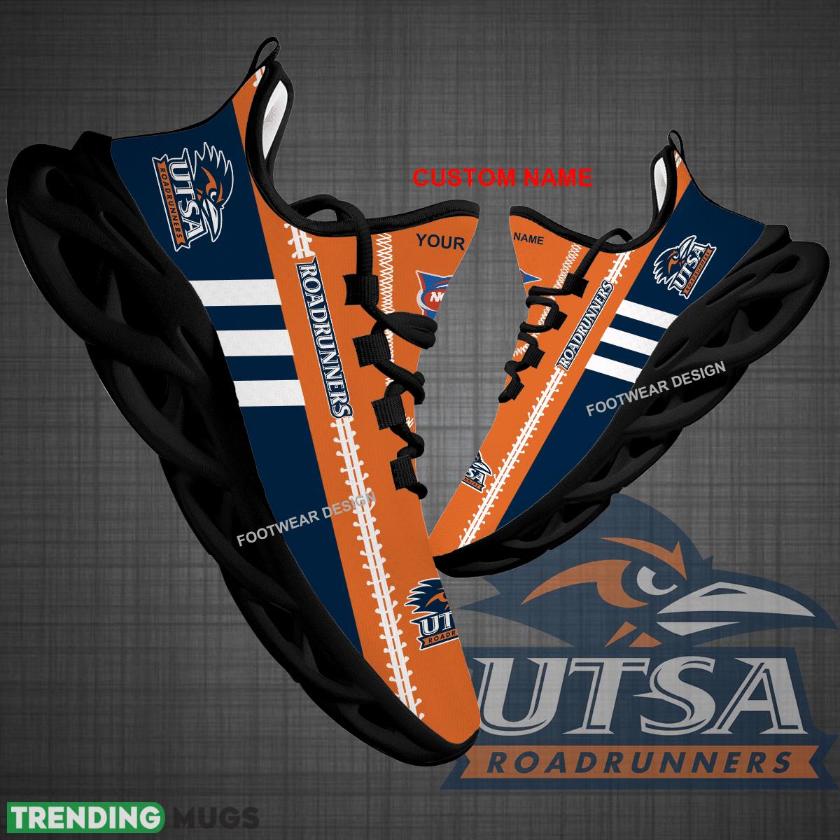 Custom Name NCAA UTSA Roadrunners Logo New Max Soul Shoes For Big Fans Runing Sneakers Gift - NCAA UTSA Roadrunners Logo New Chunky Shoes Photo 1 Custom Name NCAA UTSA Roadrunners Logo New Max Soul Shoes For Big Fans Runing Sneakers Gift - NCAA UTSA Roadrunners Logo New Chunky Shoes Photo 1