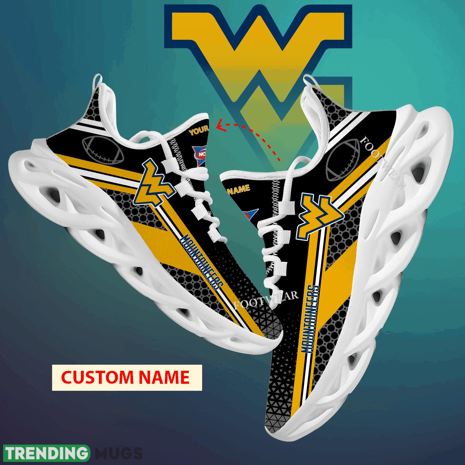 Custom Name NCAA West Virginia Mountaineers Max Soul Shoes For Big Fans Runing Sneakers Gift - NCAA West Virginia Mountaineers Max Soul Shoes New Season Personalized Photo 1 Custom Name NCAA West Virginia Mountaineers Max Soul Shoes For Big Fans Runing Sneakers Gift - NCAA West Virginia Mountaineers Max Soul Shoes New Season Personalized Photo 1