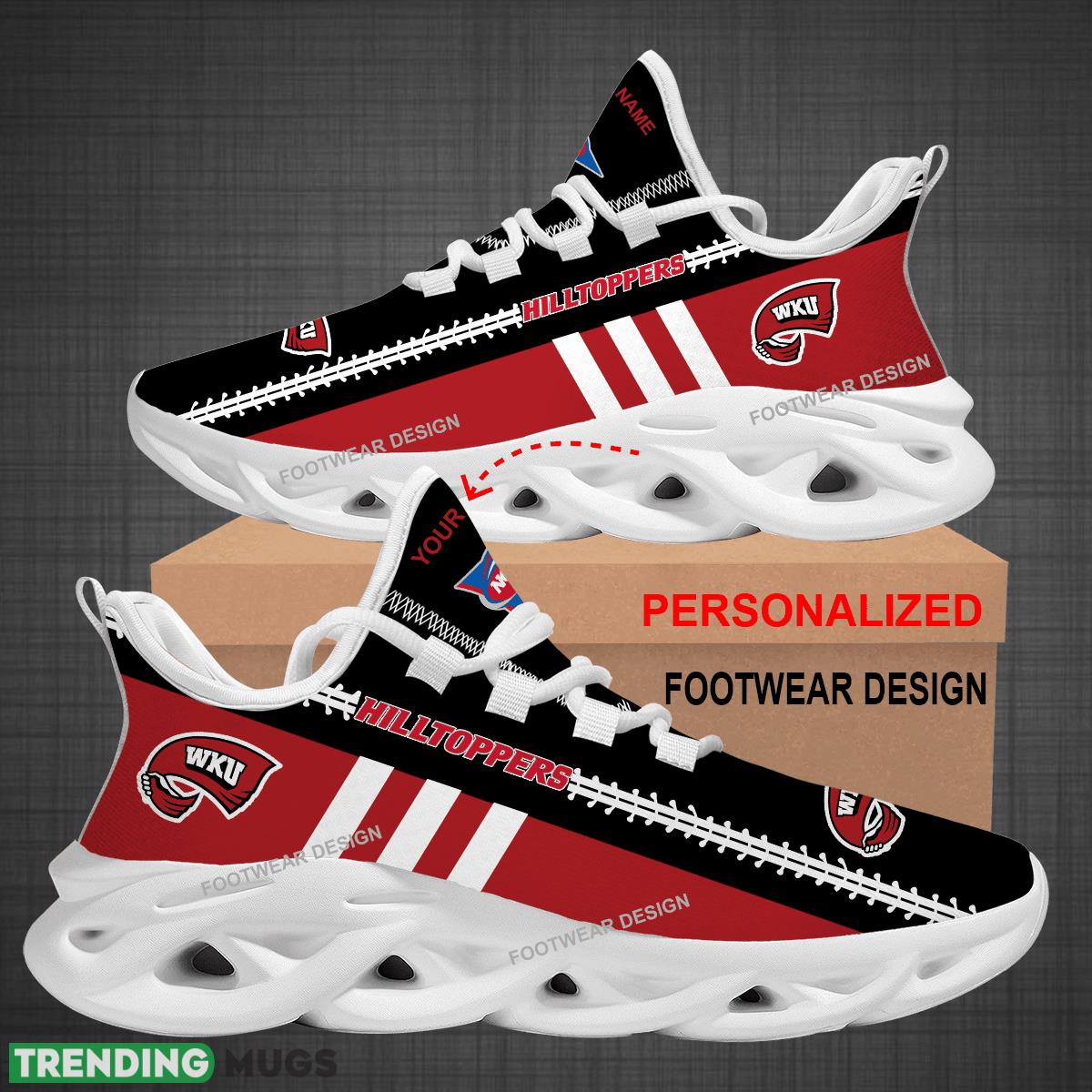 Custom Name NCAA Western Kentucky Hilltoppers Logo New Max Soul Shoes For Big Fans Runing Sneakers Gift Max Soul Custom Name NCAA Western Kentucky Hilltoppers Logo New Max Soul Shoes For Big Fans Runing Sneakers Gift Max Soul