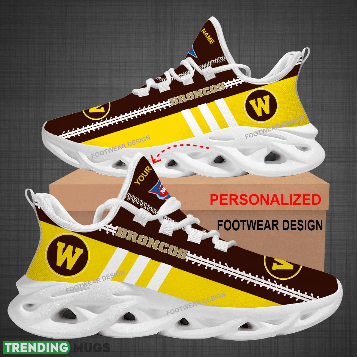 Custom Name NCAA Western Michigan Broncos Logo New Max Soul Shoes For Big Fans Runing Sneakers Gift Max Soul Custom Name NCAA Western Michigan Broncos Logo New Max Soul Shoes For Big Fans Runing Sneakers Gift Max Soul