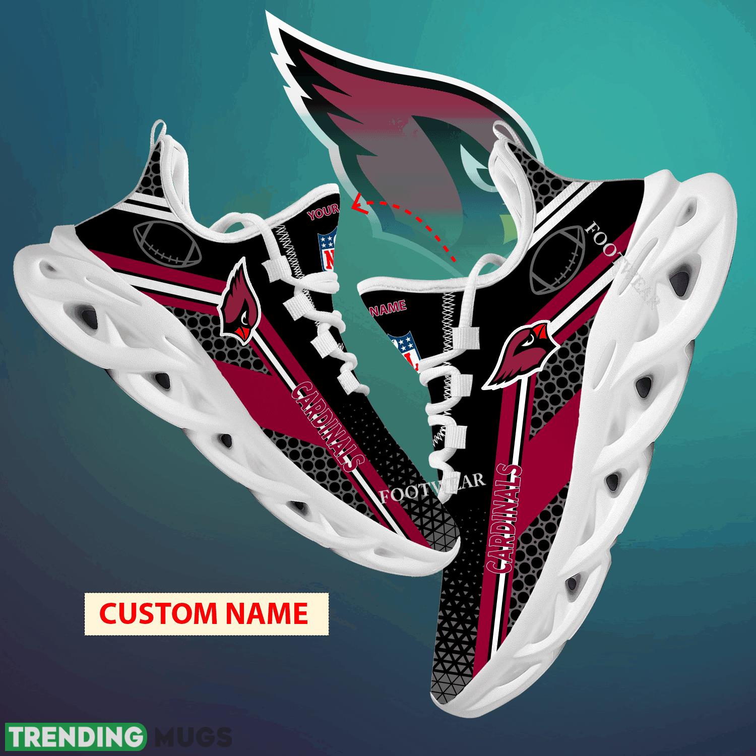 Custom Name NFL Arizona Cardinals Max Soul Shoes For Big Fans Runing Sneakers Gift - NFL Arizona Cardinals Max Soul Shoes New Season Personalized Photo 1 Custom Name NFL Arizona Cardinals Max Soul Shoes For Big Fans Runing Sneakers Gift - NFL Arizona Cardinals Max Soul Shoes New Season Personalized Photo 1
