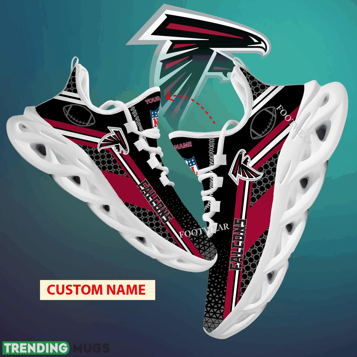 Custom Name NFL Atlanta Falcons Max Soul Shoes For Big Fans Runing Sneakers Gift - NFL Atlanta Falcons Max Soul Shoes New Season Personalized Photo 1 Custom Name NFL Atlanta Falcons Max Soul Shoes For Big Fans Runing Sneakers Gift - NFL Atlanta Falcons Max Soul Shoes New Season Personalized Photo 1