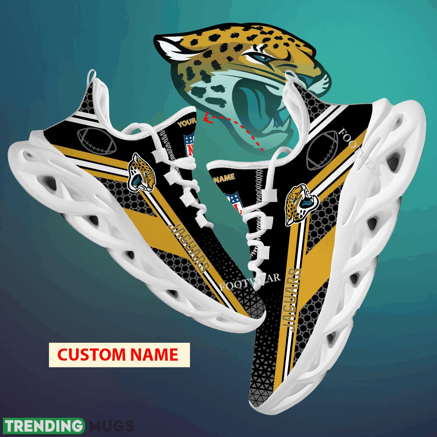 Custom Name NFL Jacksonville Jaguars Max Soul Shoes For Big Fans Runing Sneakers Gift - NFL Jacksonville Jaguars Max Soul Shoes New Season Personalized Photo 1 Custom Name NFL Jacksonville Jaguars Max Soul Shoes For Big Fans Runing Sneakers Gift - NFL Jacksonville Jaguars Max Soul Shoes New Season Personalized Photo 1