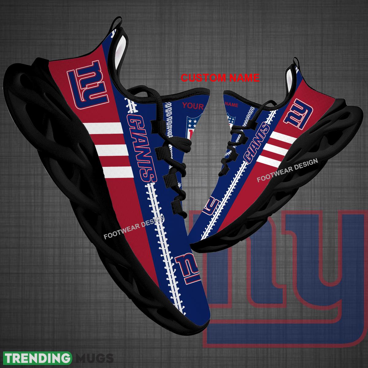 Custom Name NFL New York Giants Logo New Max Soul Shoes For Big Fans Runing Sneakers Gift - NFL New York Giants Logo New Chunky Shoes Photo 1 Custom Name NFL New York Giants Logo New Max Soul Shoes For Big Fans Runing Sneakers Gift - NFL New York Giants Logo New Chunky Shoes Photo 1